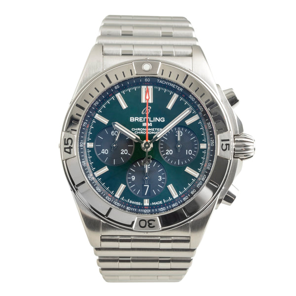 Breitling Chronomat chronograph steel automatic men's watch AB01343A1L1A1  [2602280]
