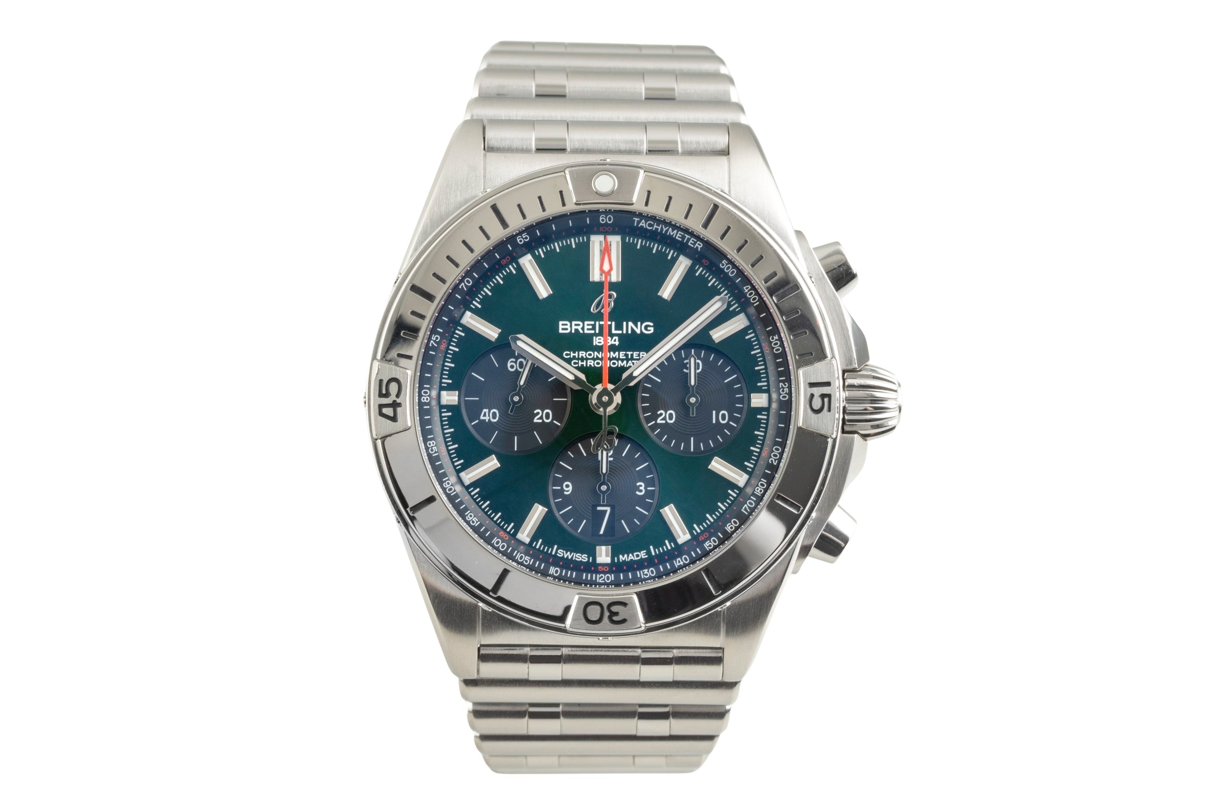 Breitling Chronomat chronograph steel automatic men's watch AB01343A1L1A1  [2602280]