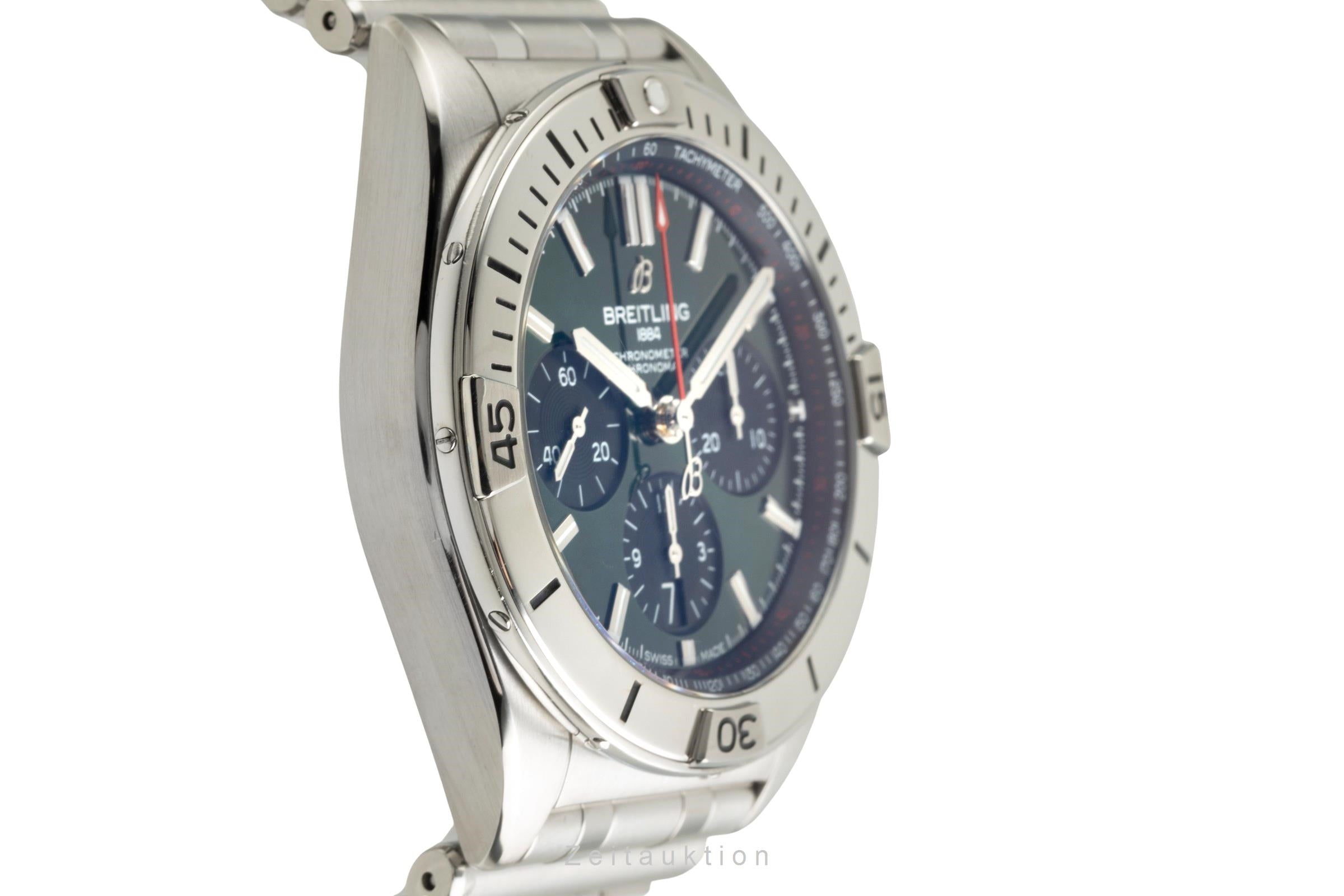 Breitling Chronomat chronograph steel automatic men's watch AB01343A1L1A1  [2602280]