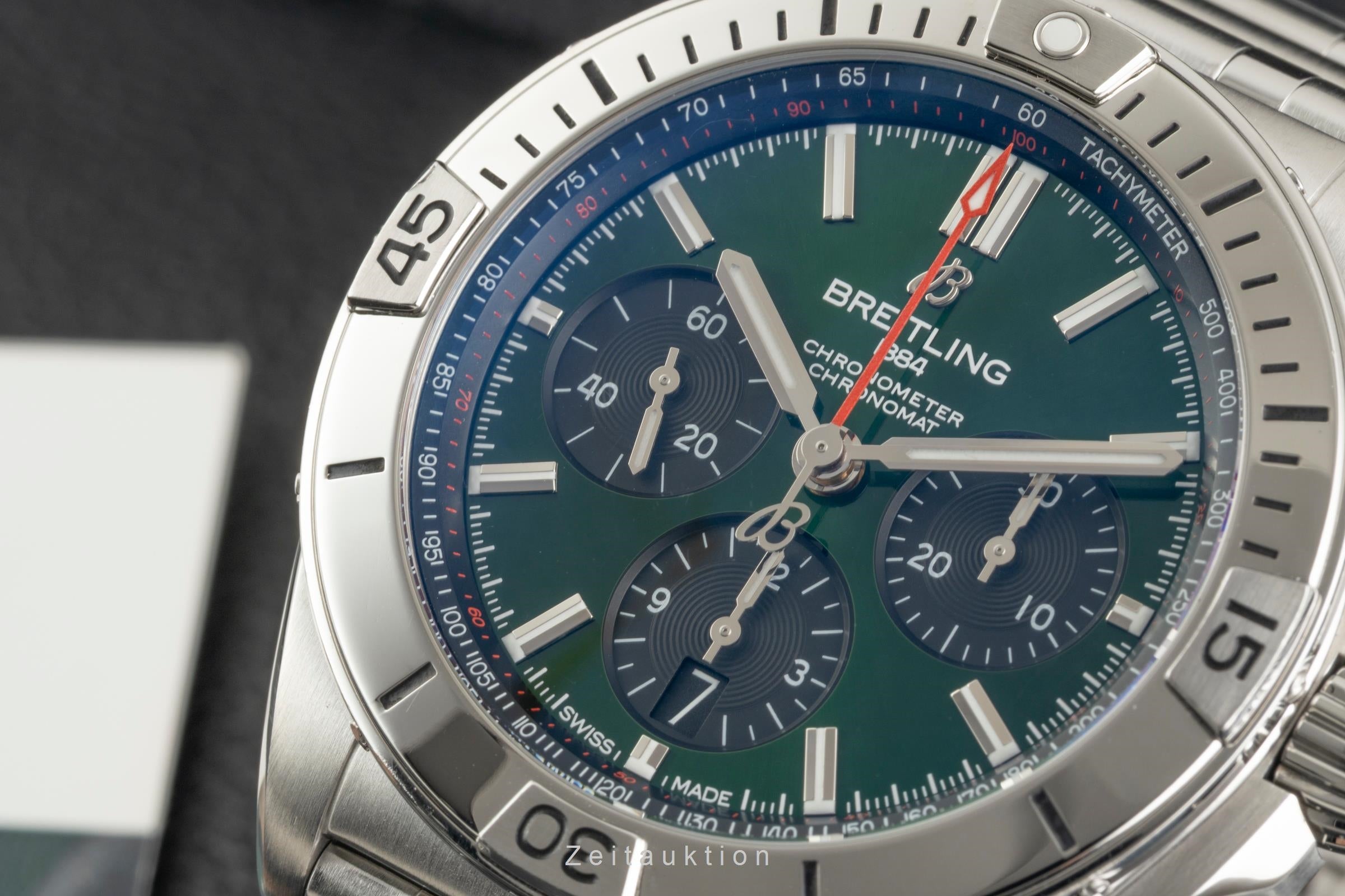 Breitling Chronomat chronograph steel automatic men's watch AB01343A1L1A1  [2602280]