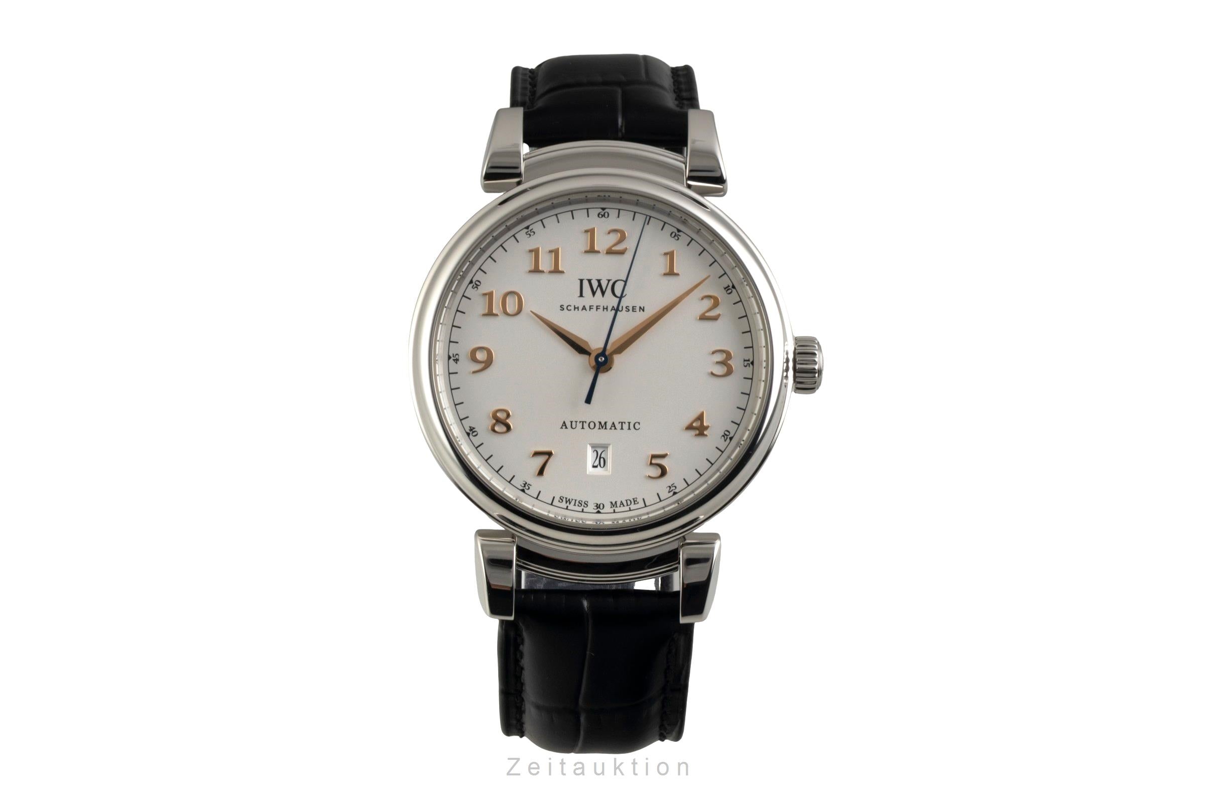 IWC Da Vinci Edelstahl Automatik Silver Dial Herrenuhr Ref. IW356601 Papiere [2602281]