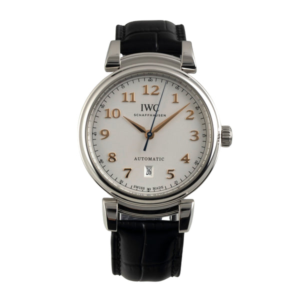 IWC Da Vinci Edelstahl Automatik Silver Dial Herrenuhr Ref. IW356601 Papiere [2602281]