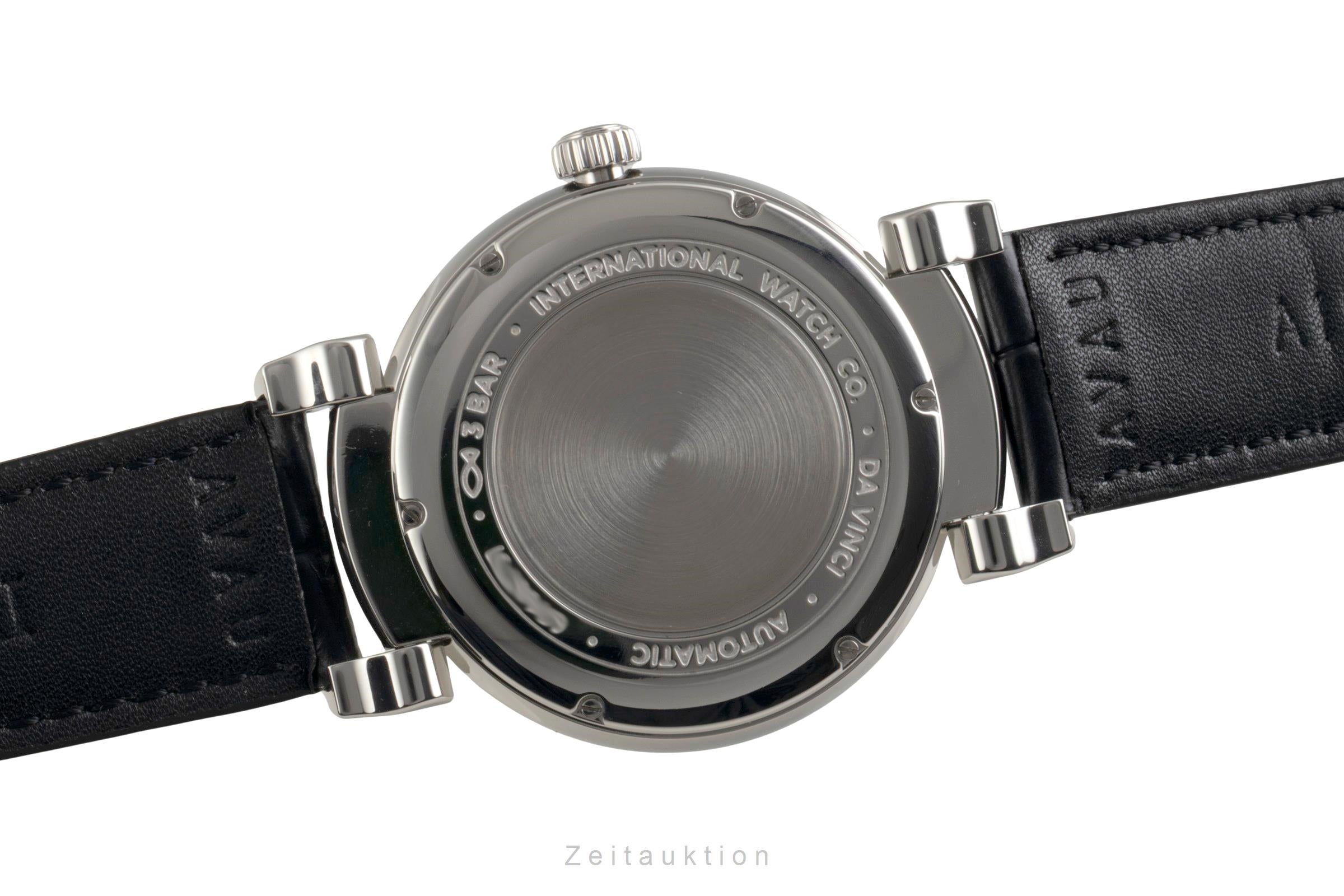 IWC Da Vinci Edelstahl Automatik Silver Dial Herrenuhr Ref. IW356601 Papiere [2602281]