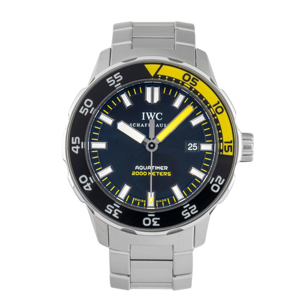 IWC Aquatimer Edelstahl Automatik Black Dial Herrenuhr Ref. IW356801 Box [2602282]
