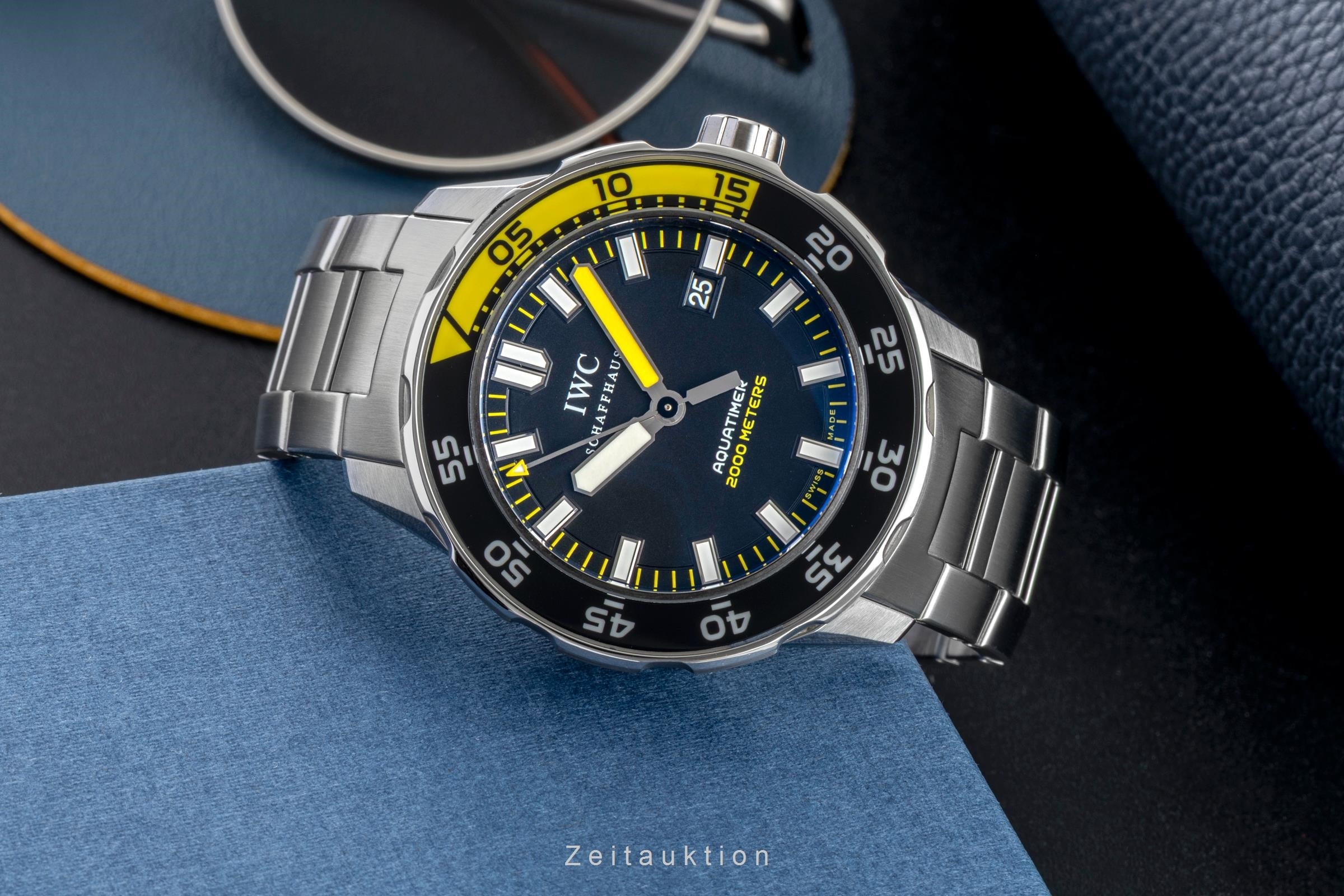 IWC Aquatimer Edelstahl Automatik Black Dial Herrenuhr Ref. IW356801 Box [2602282]