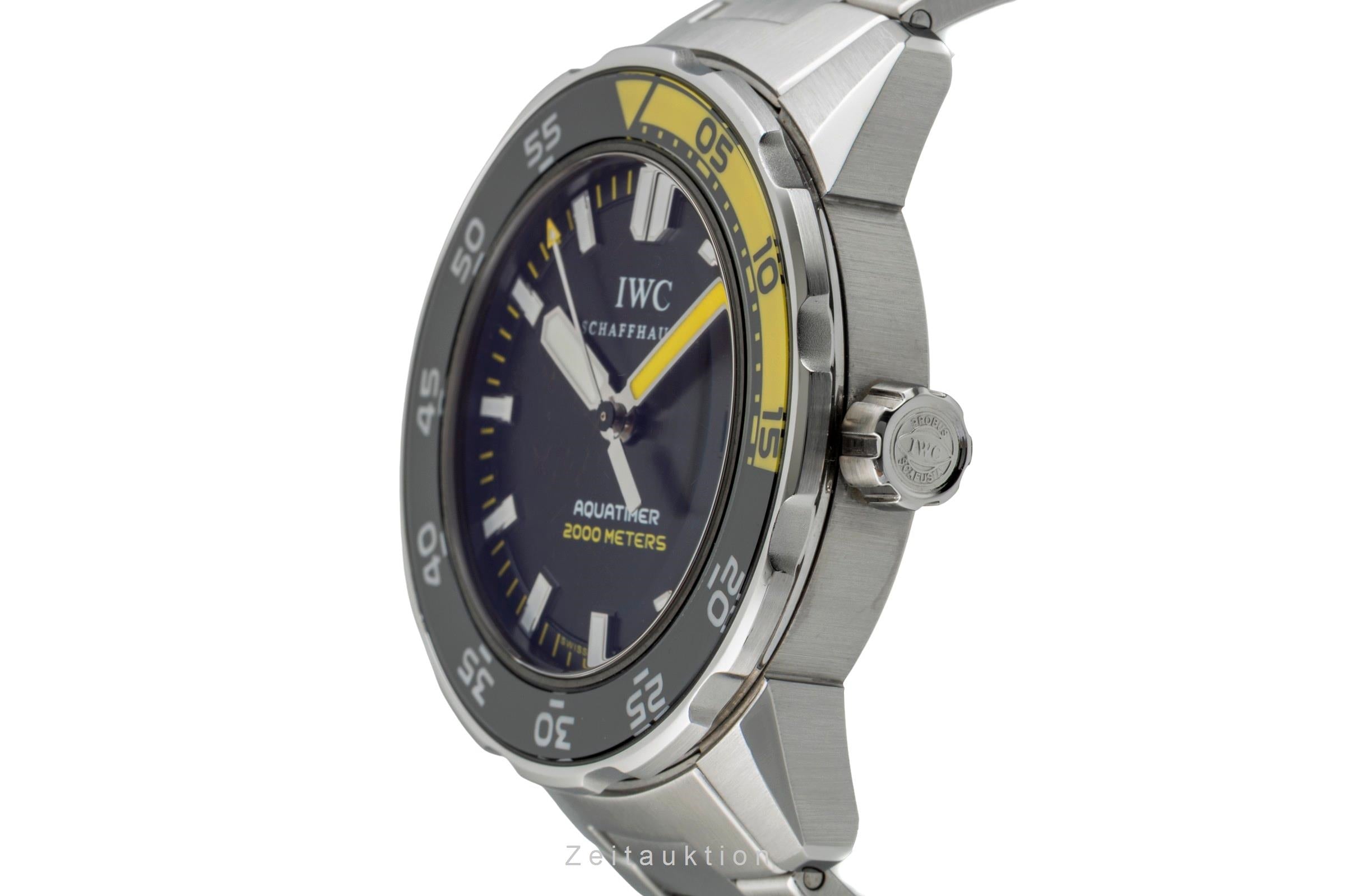 IWC Aquatimer Edelstahl Automatik Black Dial Herrenuhr Ref. IW356801 Box [2602282]