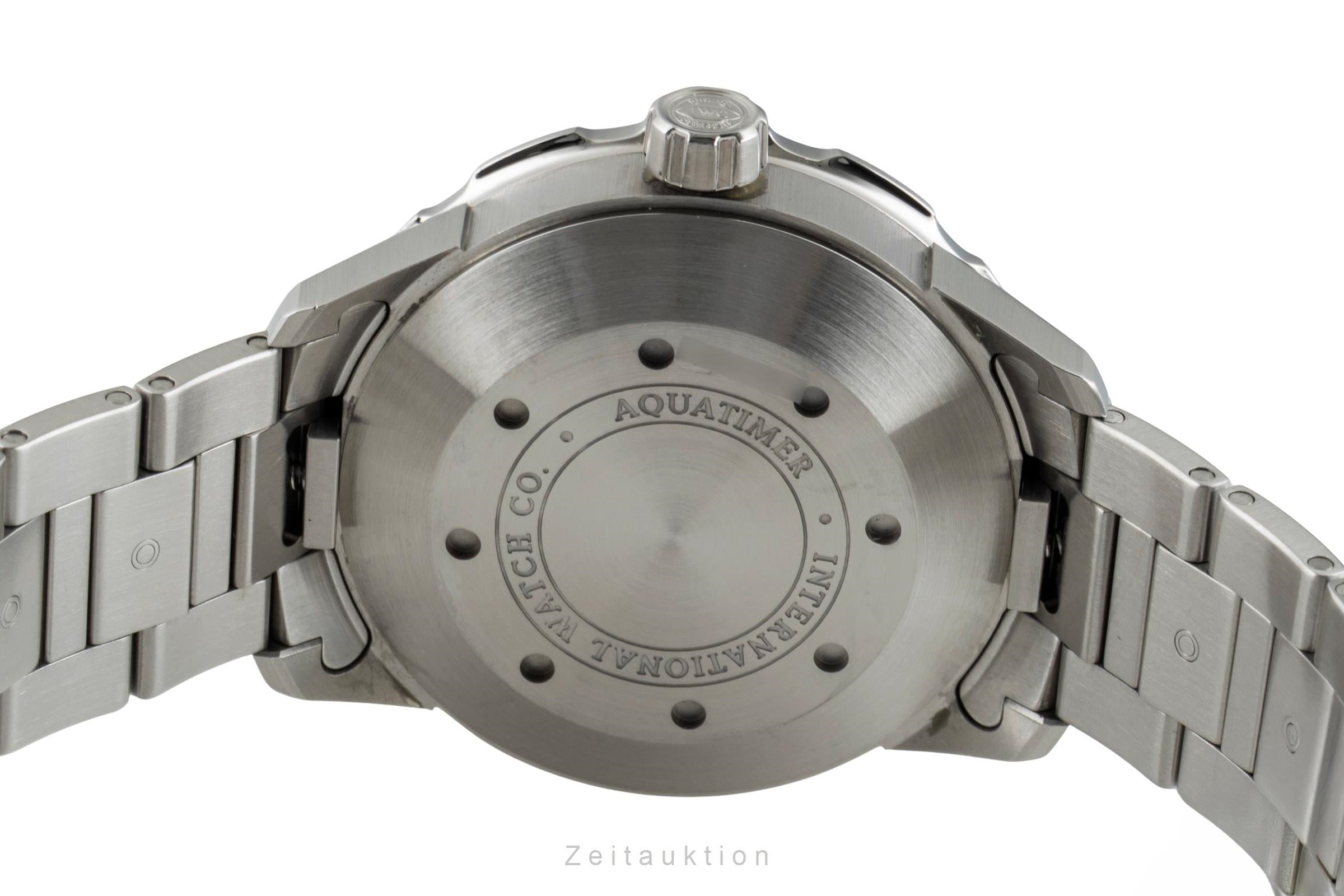 IWC Aquatimer Edelstahl Automatik Black Dial Herrenuhr Ref. IW356801 Box [2602282]