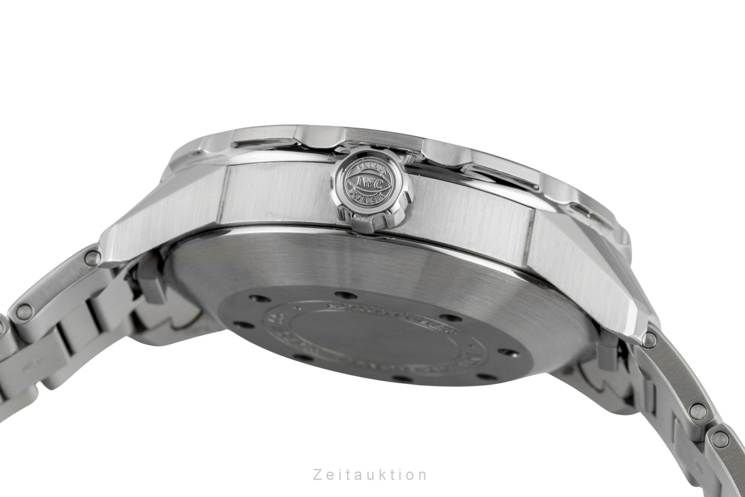 IWC Aquatimer Edelstahl Automatik Black Dial Herrenuhr Ref. IW356801 Box [2602282]