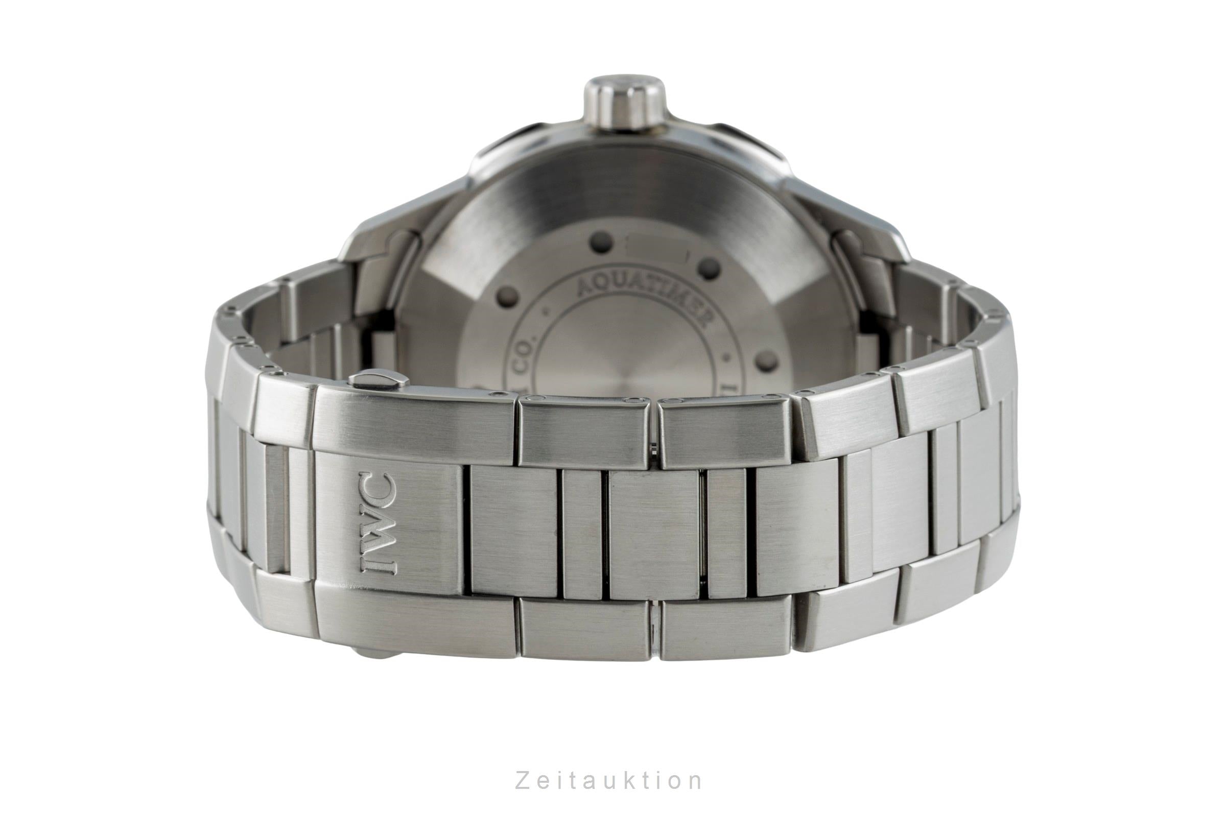 IWC Aquatimer Edelstahl Automatik Black Dial Herrenuhr Ref. IW356801 Box [2602282]