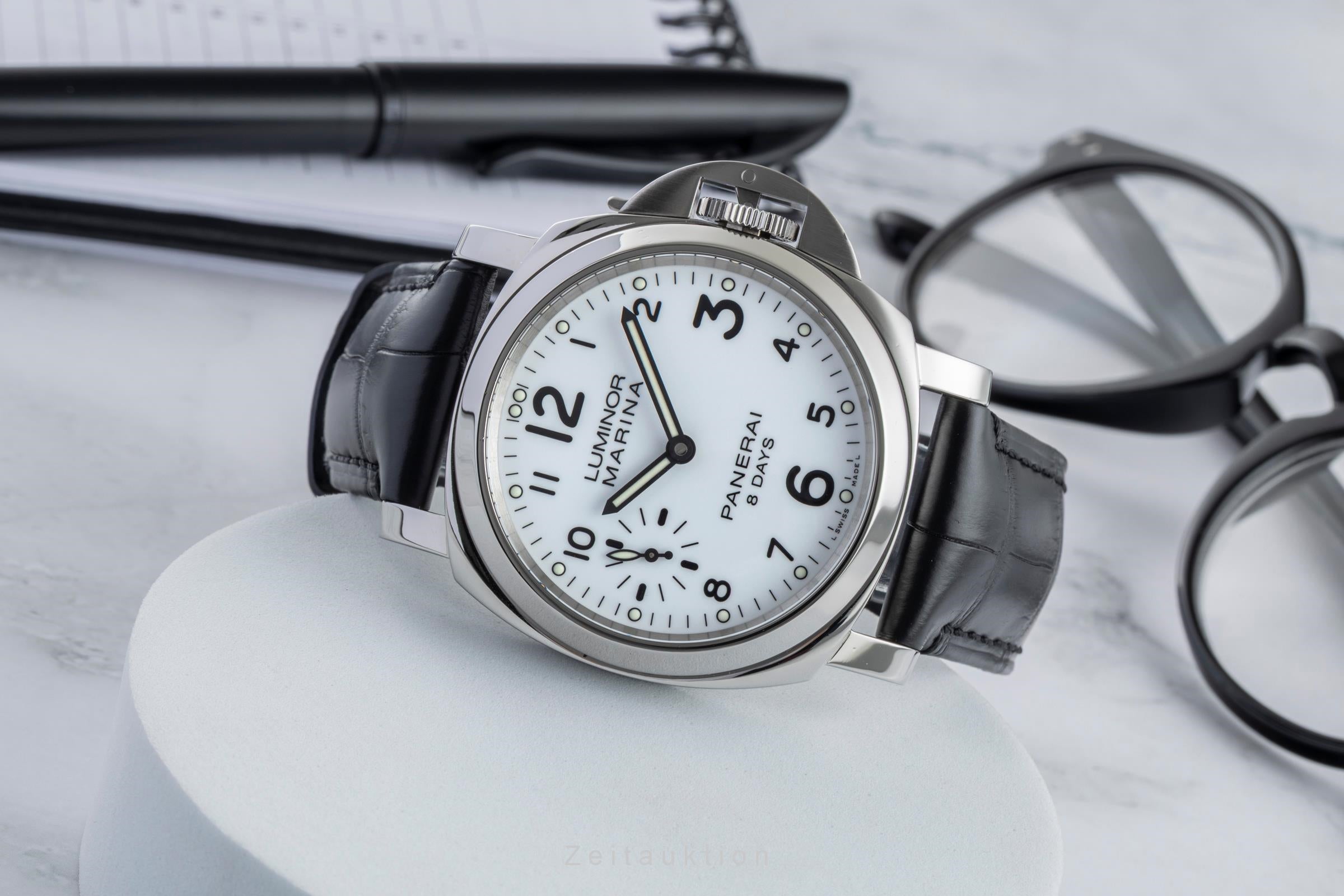 Panerai Luminor Marina acero cuerda manual reloj para caballeros PAM00563  [2602283]