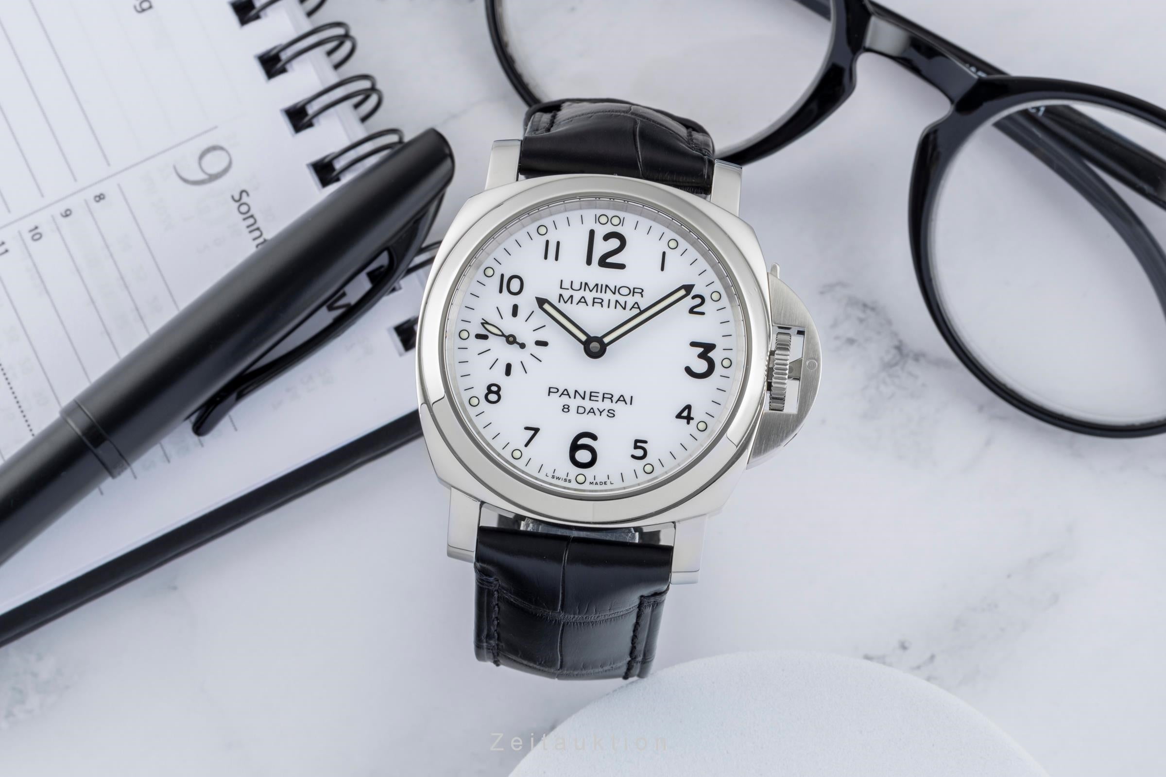 Panerai Luminor Marina acero cuerda manual reloj para caballeros PAM00563  [2602283]