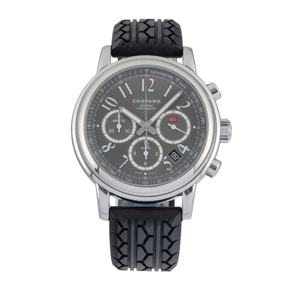 Chopard 1000 Miglia SLR Chronograph Automatik Datum Stahl Herrenuhr Ref 8511 Box [2602285]
