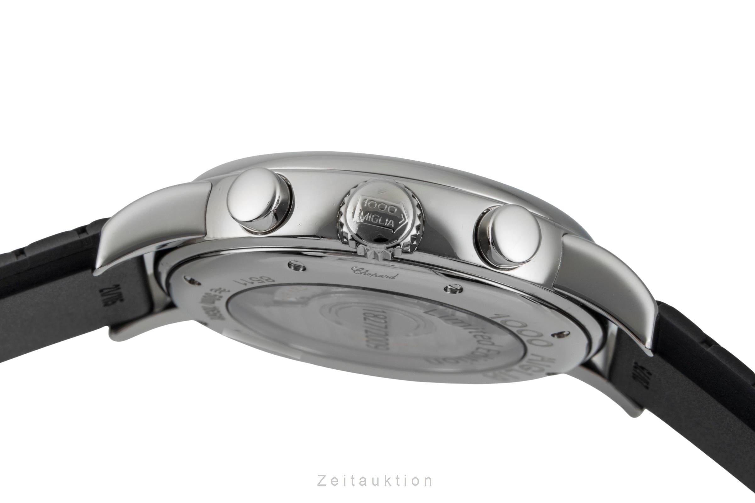 Chopard 1000 Miglia SLR Chronograph Automatik Datum Stahl Herrenuhr Ref 8511 Box [2602285]