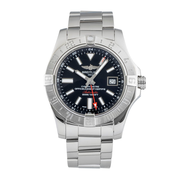 Breitling Avenger II GMT acier automatique montre pour hommes A3239011/BC35  [2602290]