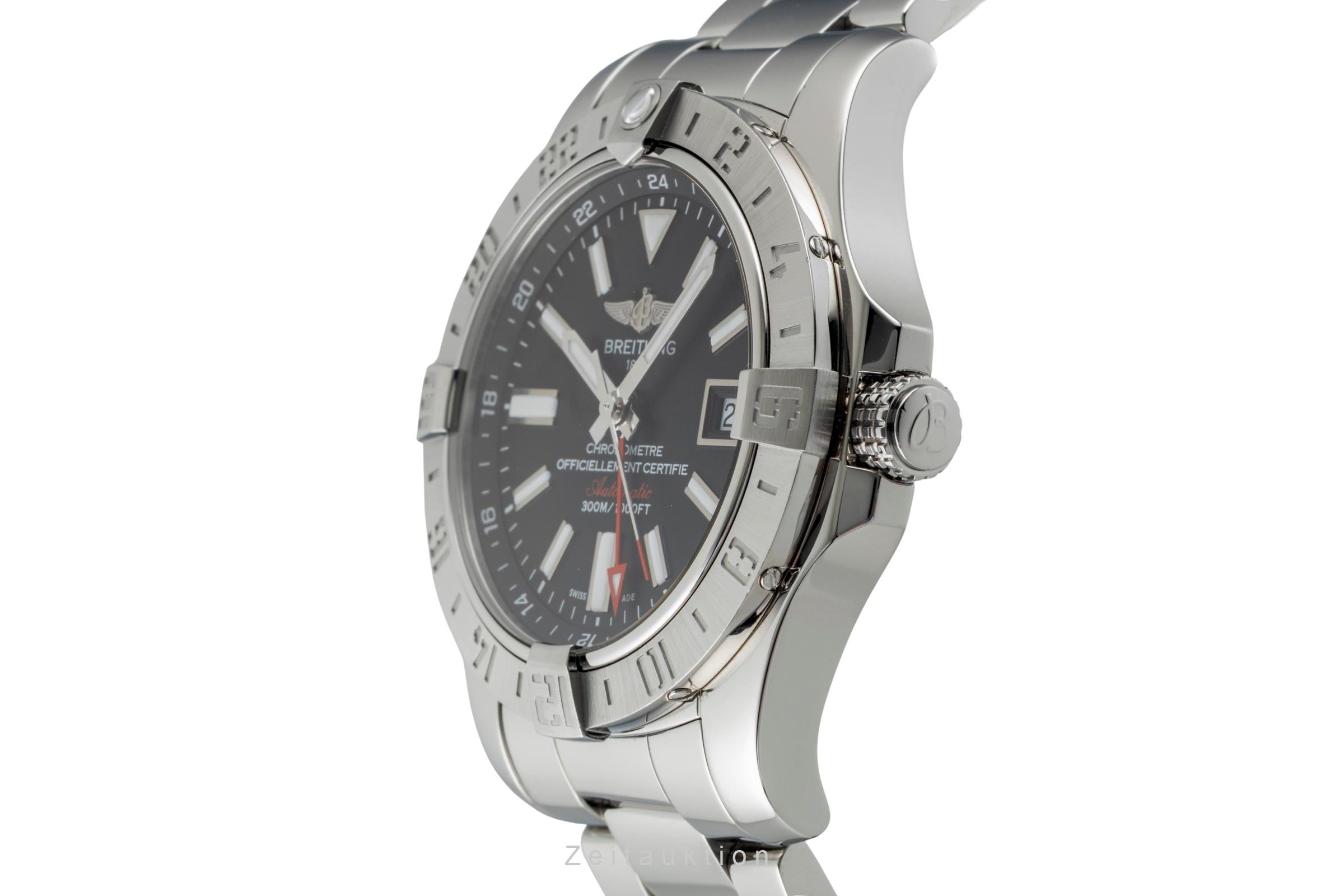 Breitling Avenger II GMT acier automatique montre pour hommes A3239011/BC35  [2602290]