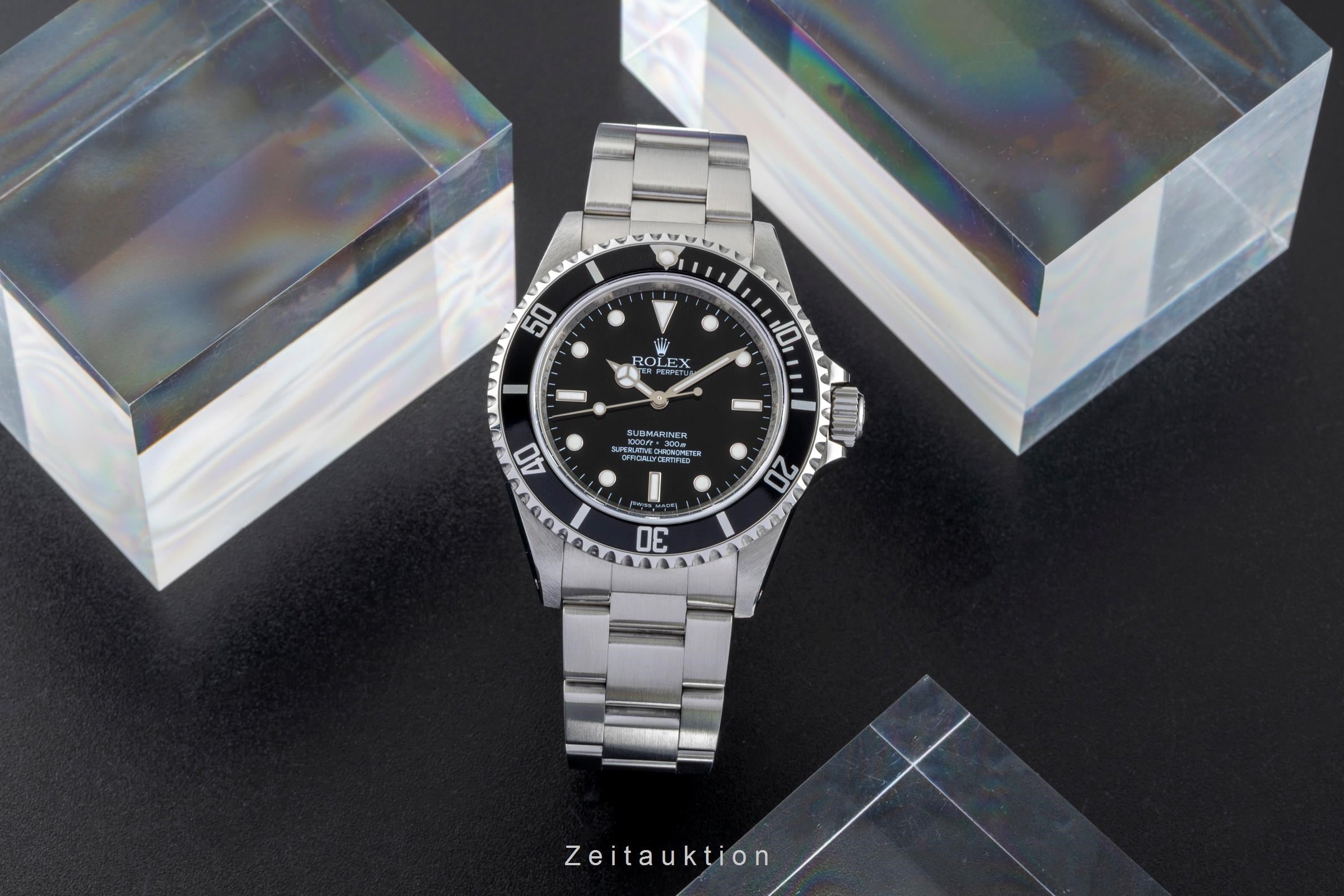 Rolex Submariner acero automático reloj para caballeros 14060M  [2602292]