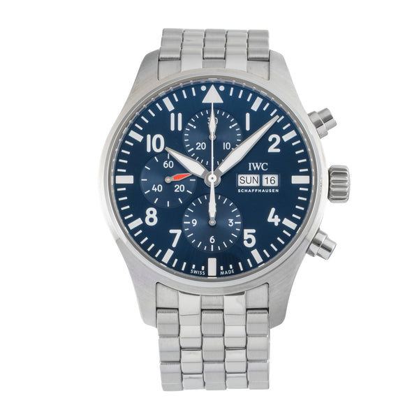 IWC Fliegerchronograph chronograph steel automatic men's watch IW377717 LP: 8800EUR  [2602294]