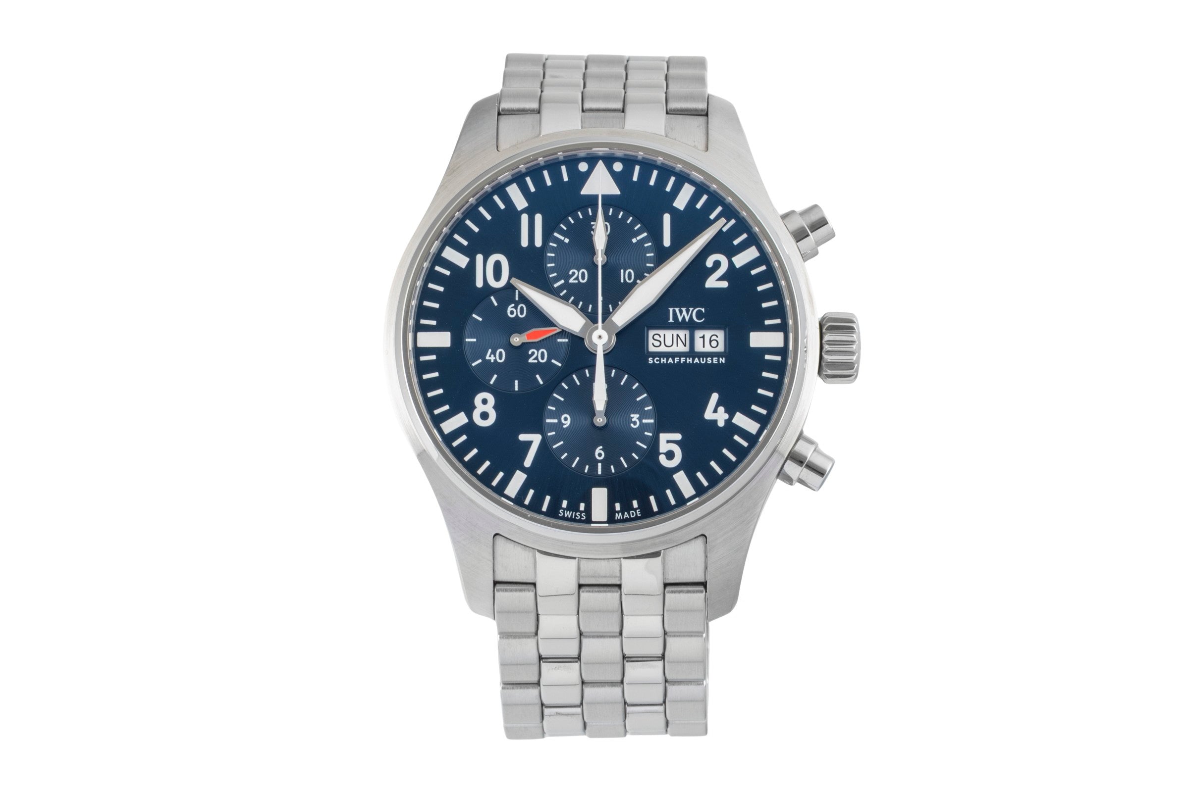 IWC Pilot Chronograph Le Petit Prince Automatik Stahl Ref IW377717 Box & Papiere [2602294]