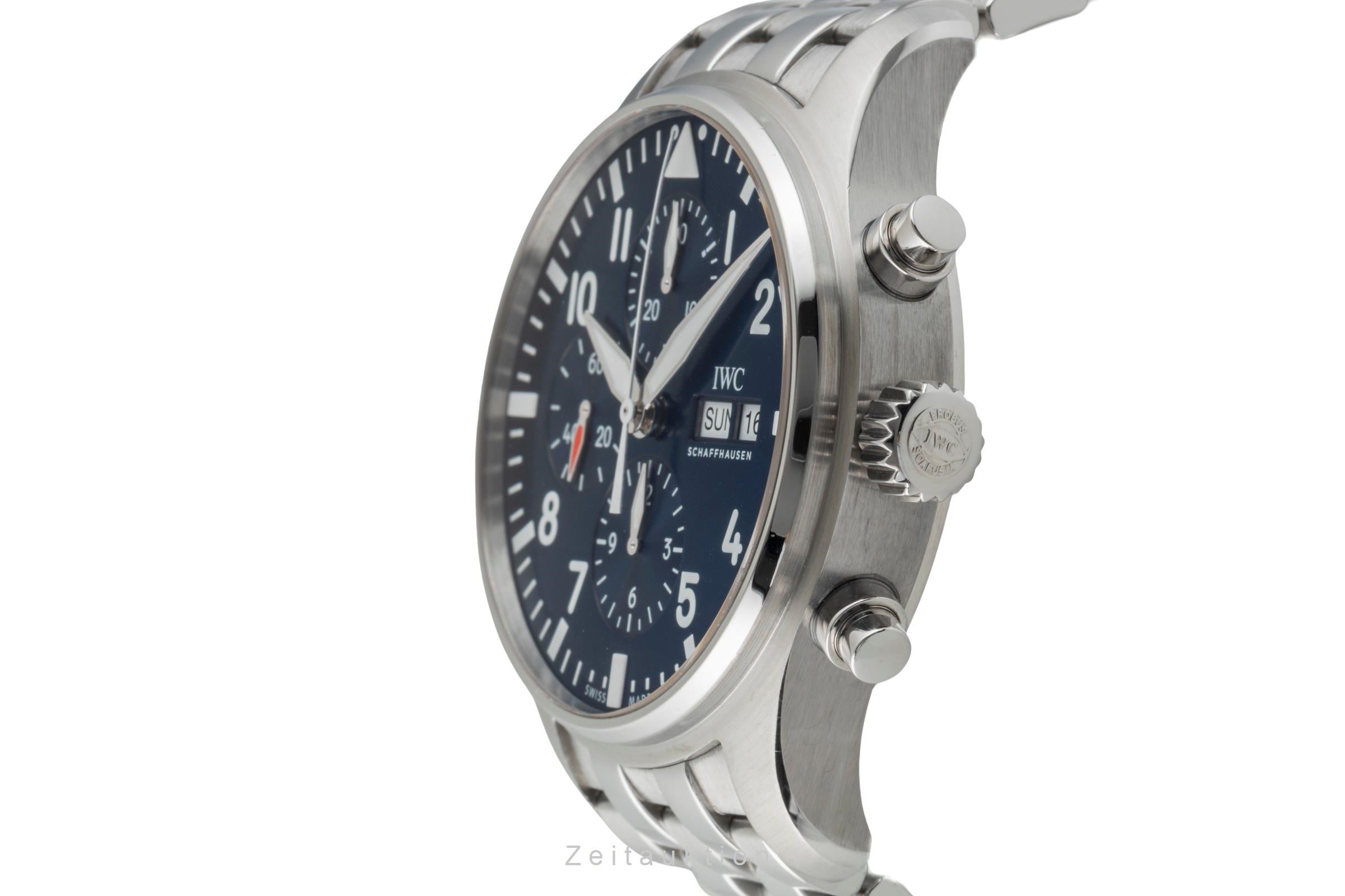 IWC Fliegerchronograph chronograph steel automatic men's watch IW377717 LP: 8800EUR  [2602294]