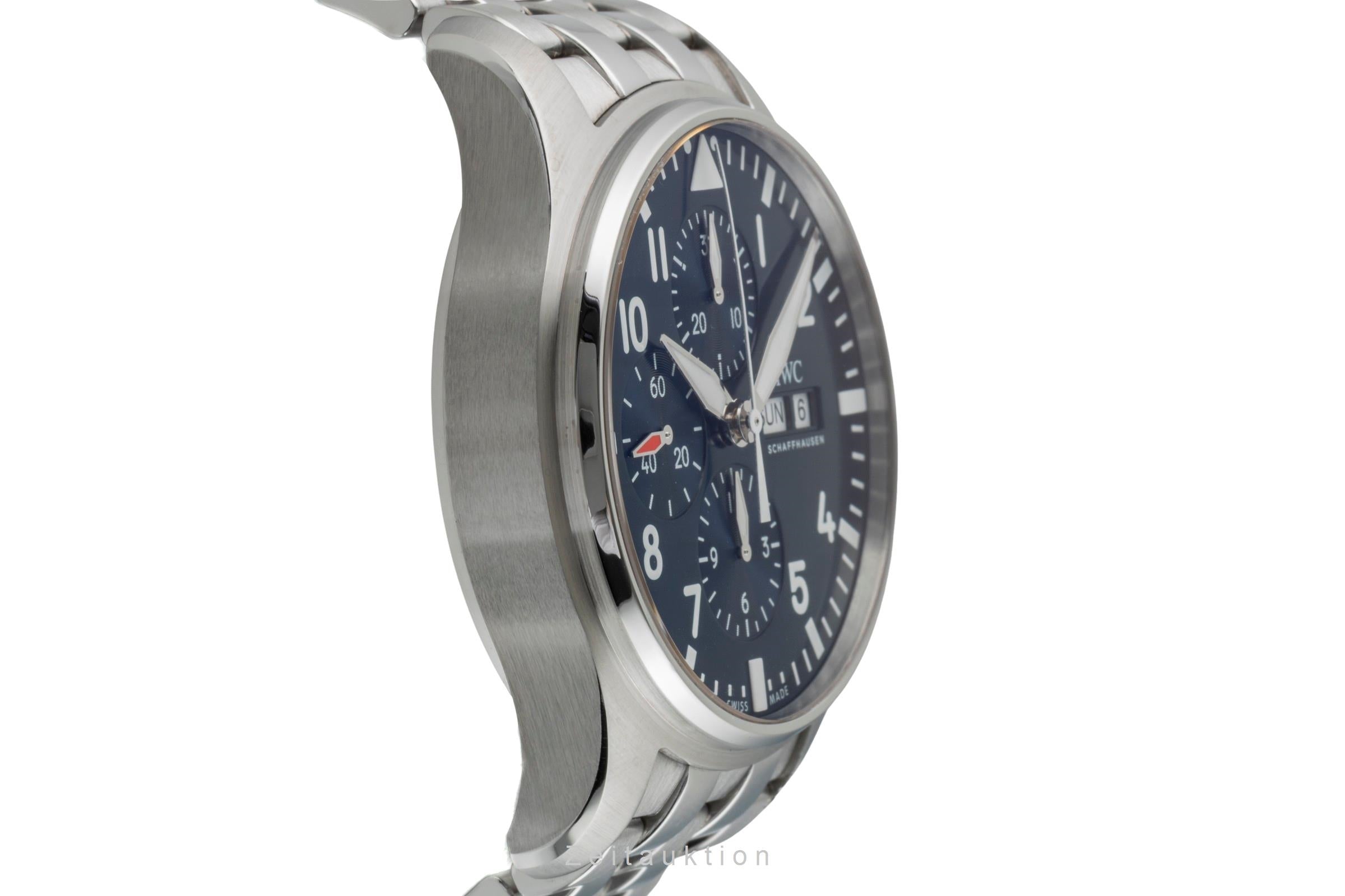 IWC Fliegerchronograph chronograph steel automatic men's watch IW377717 LP: 8800EUR  [2602294]