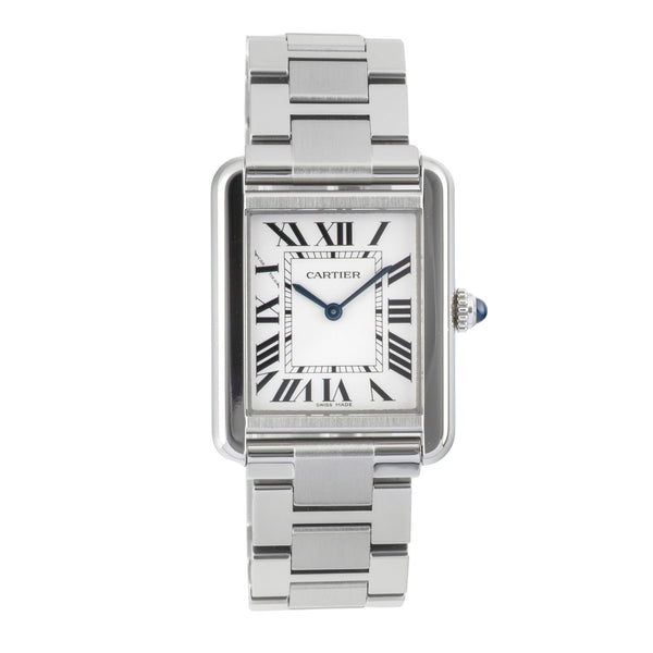 Cartier Tank Solo Edelstahl Damenuhr Saphirglas Ref. W5200013 Box & Papiere 2020 [2602295]