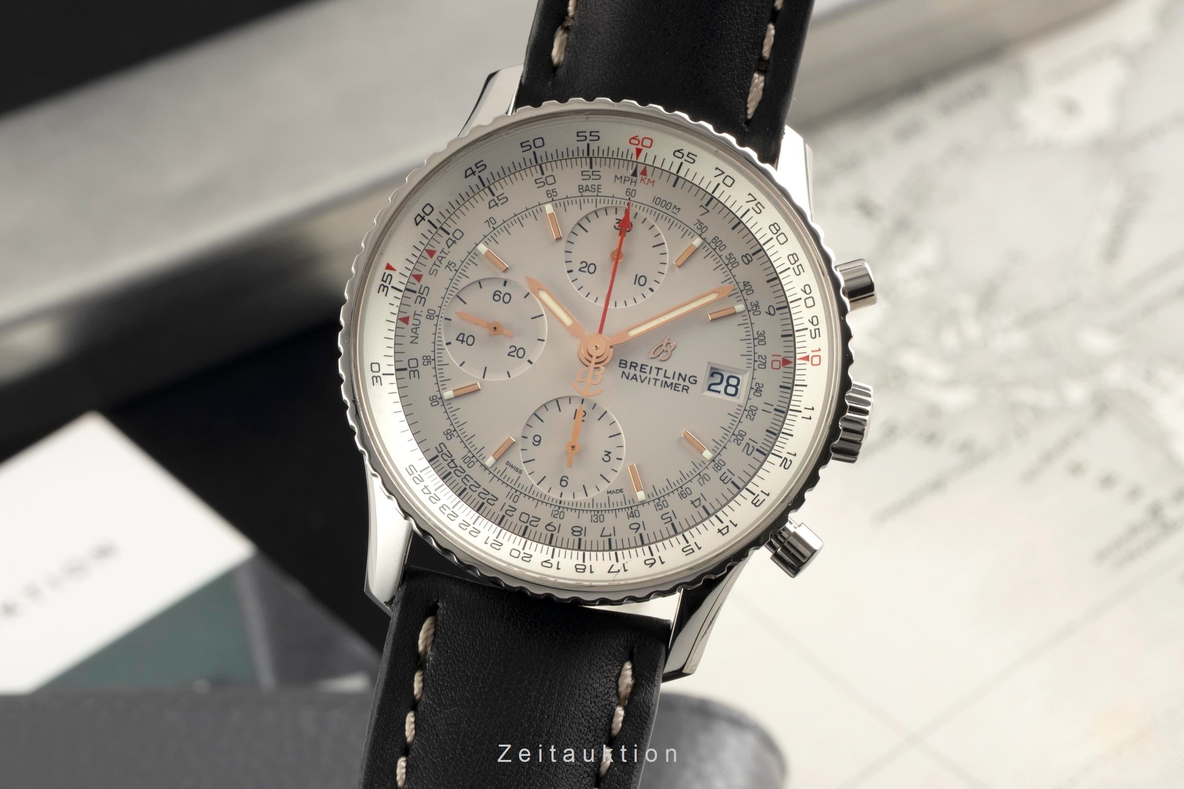 Breitling Navitimer cronografo acciaio automatismo orologio da uomo A13324  [2602297]