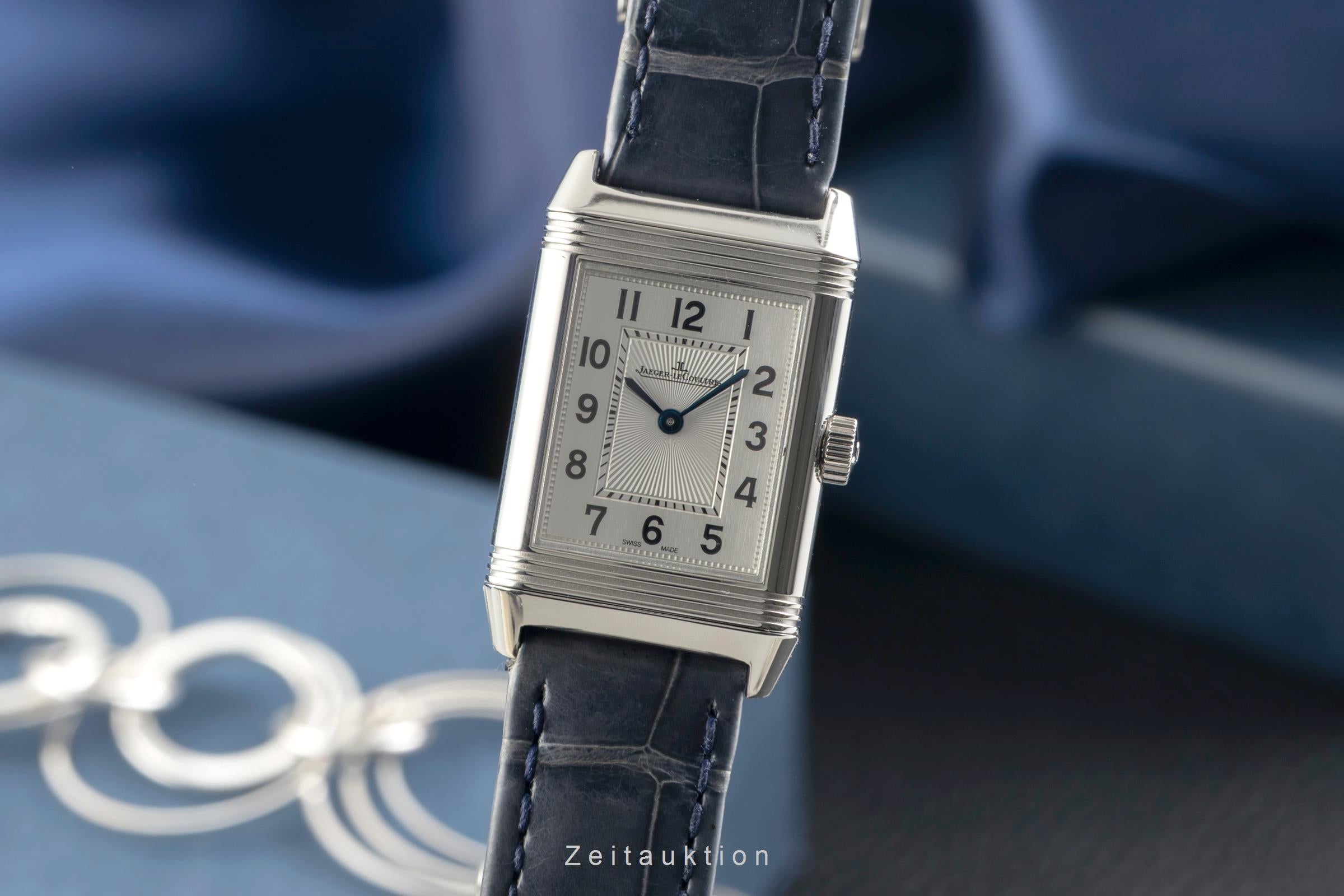 Jaeger LeCoultre Reverso acero cuerda manual reloj para caballeros Q2668432  , 211.8.44  [2602298]