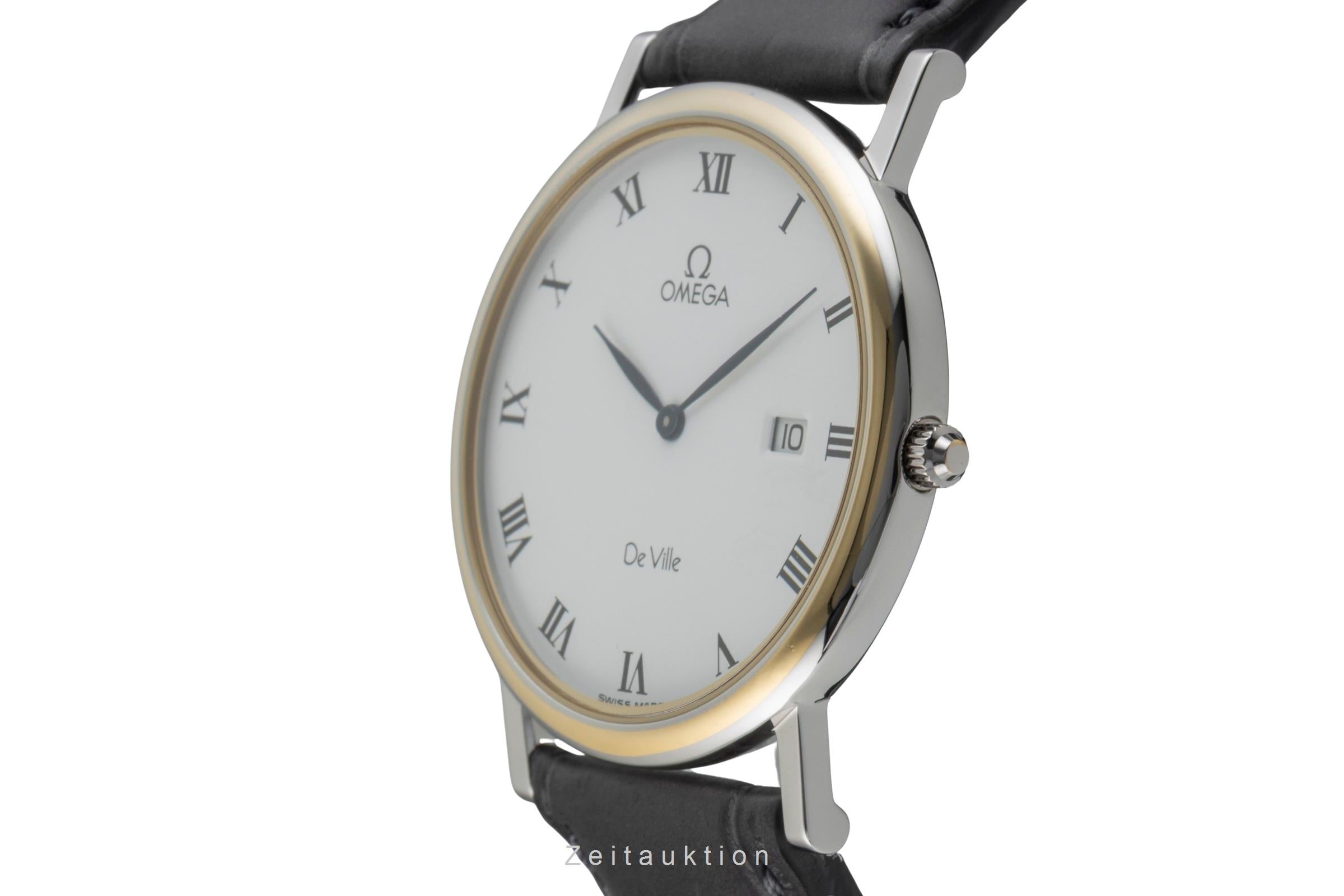 Omega De Ville gilt / steel quartz women's watch 196.2379  [2602299]
