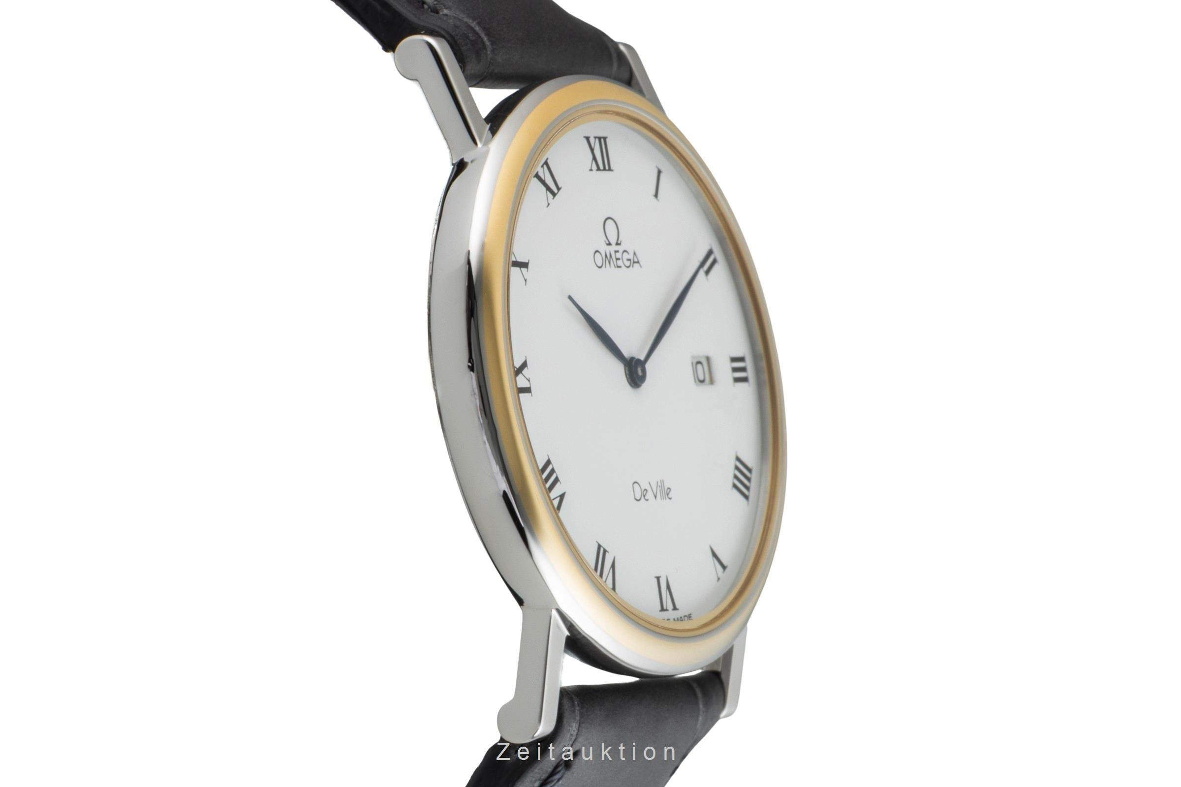 Omega De Ville gilt / steel quartz women's watch 196.2379  [2602299]