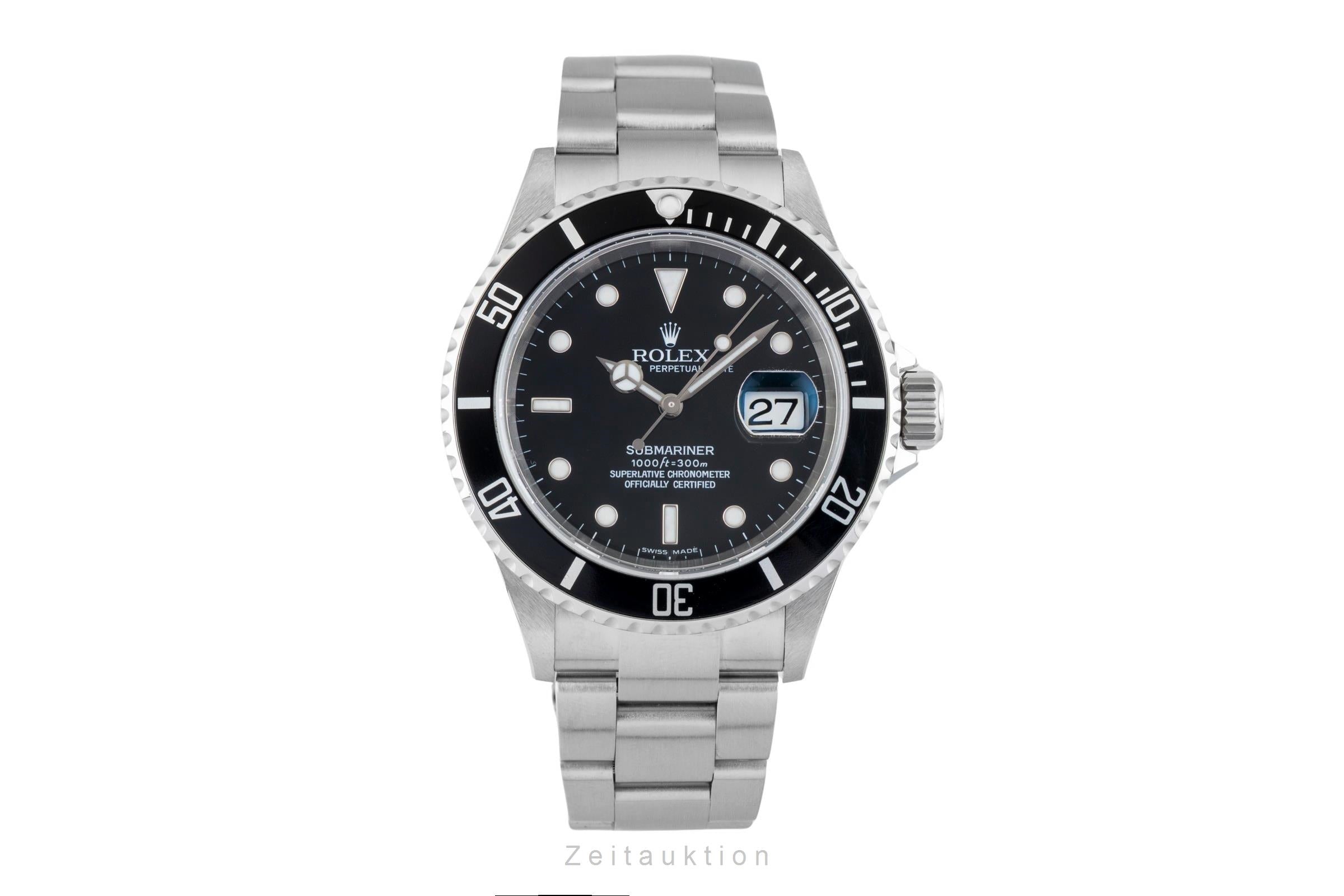 Rolex Submariner acero automático reloj para caballeros 16610T  [2602302]