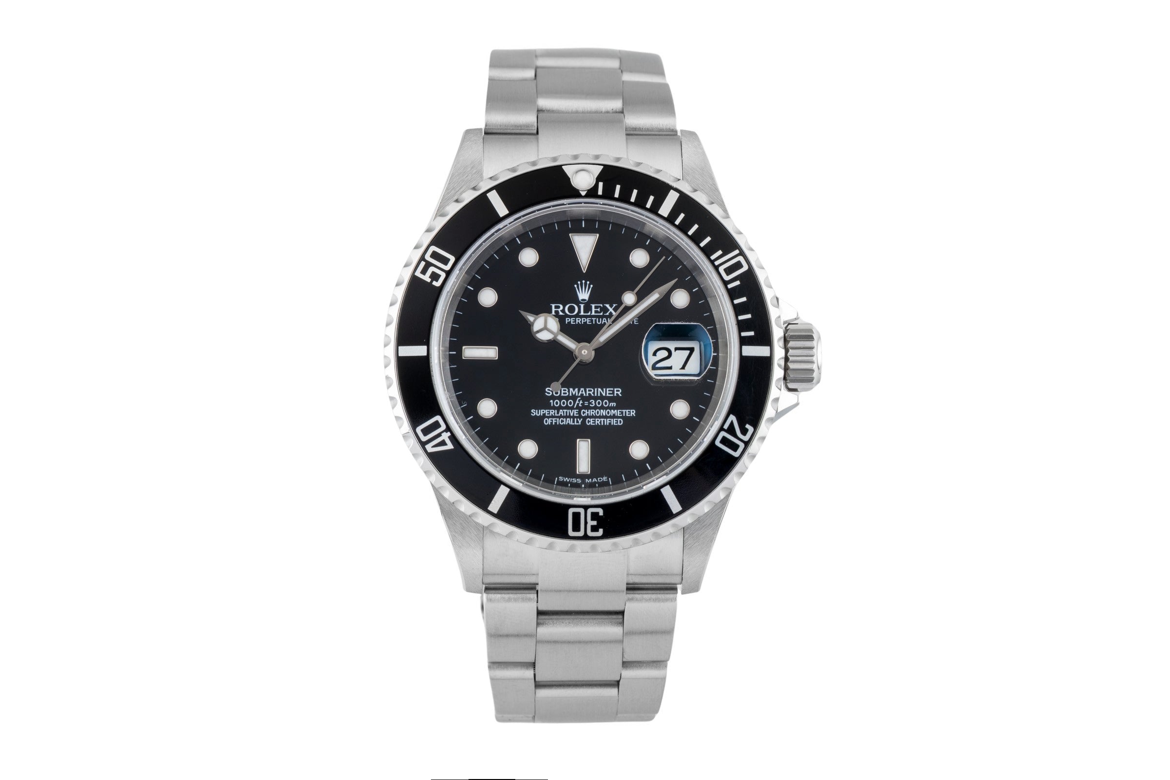 Rolex Submariner steel automatic men's watch 16610T  [2602302]