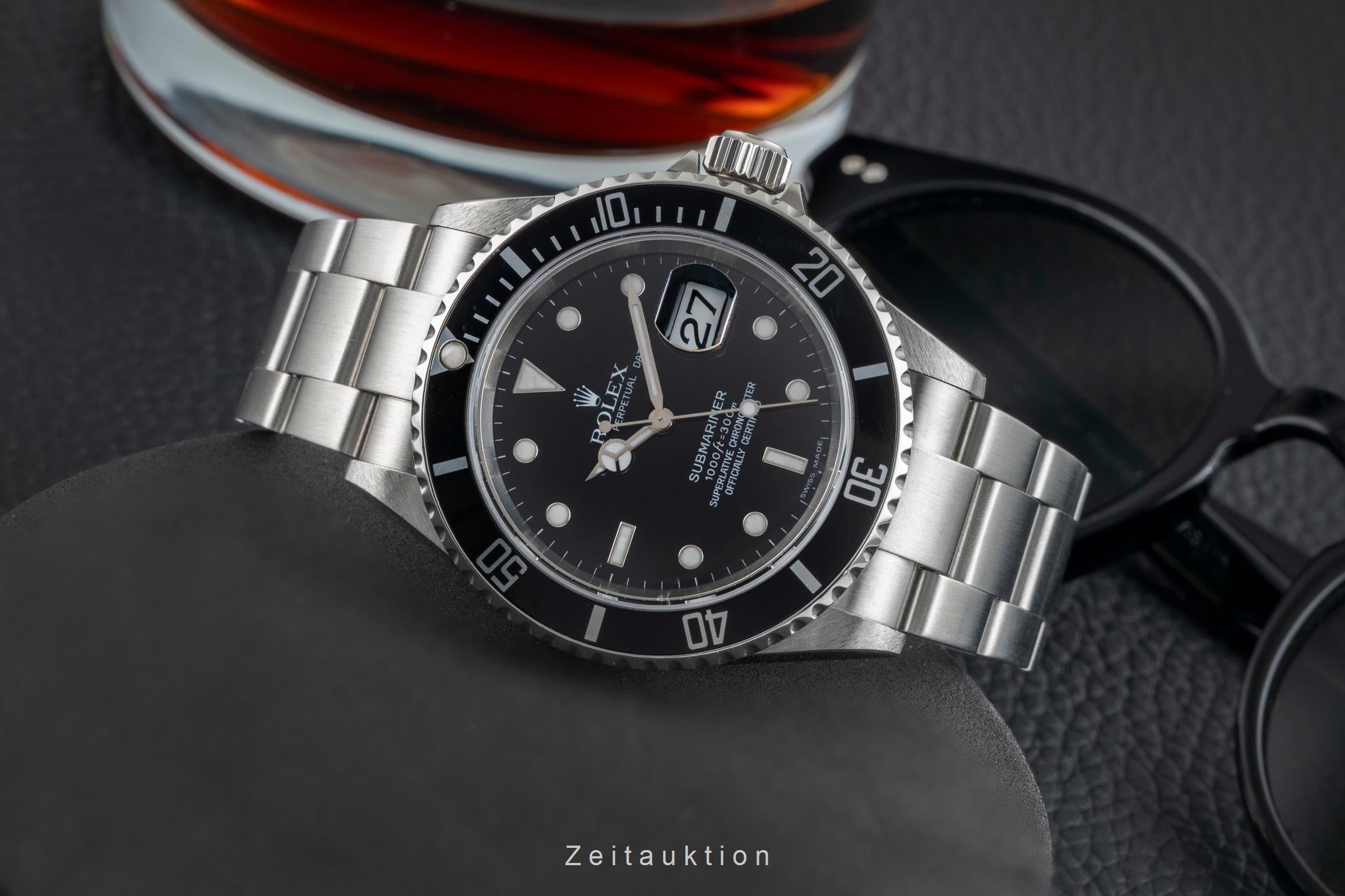Rolex Submariner acero automático reloj para caballeros 16610T  [2602302]