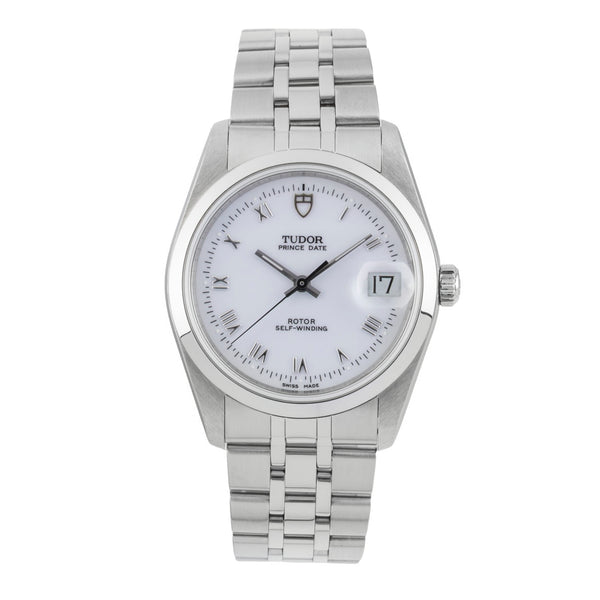 Tudor Prince Date acciaio automatismo orologio da uomo 74000N  [2602304]