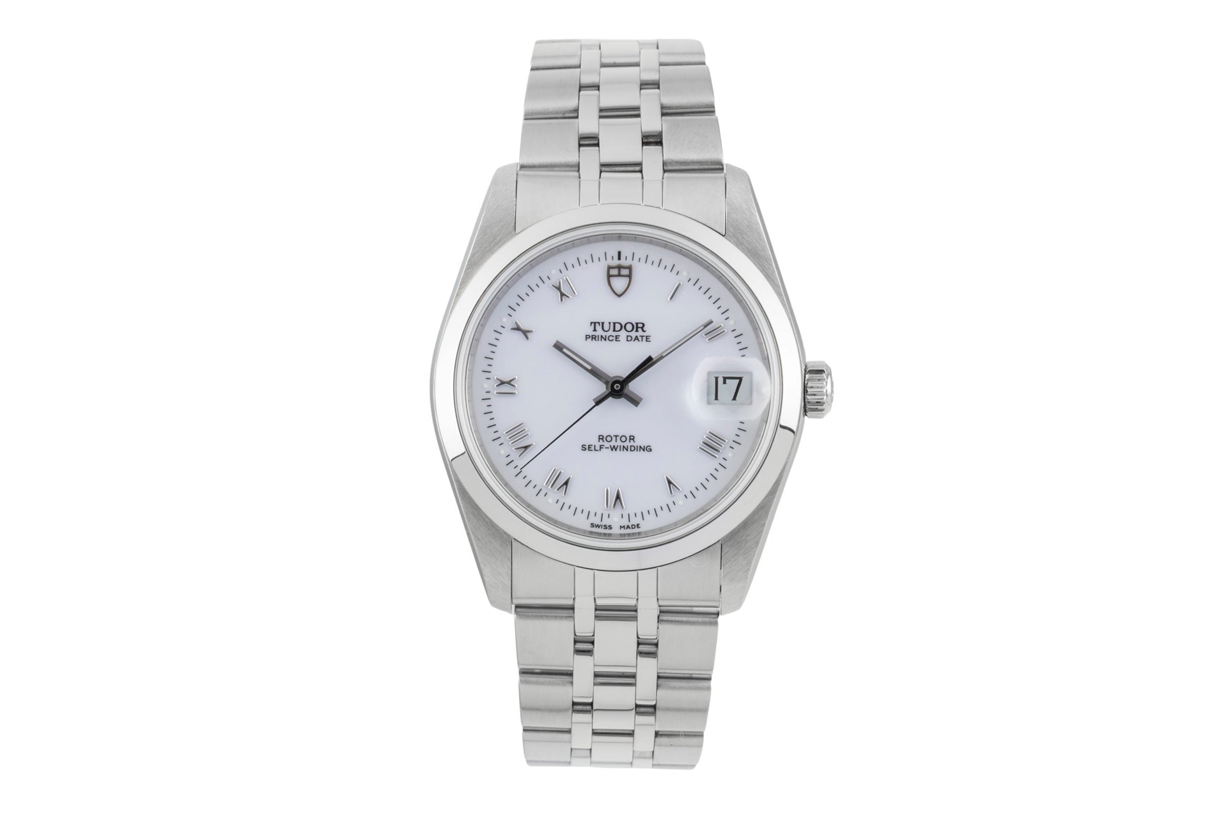 Tudor Prince Date steel automatic men's watch 74000N  [2602304]