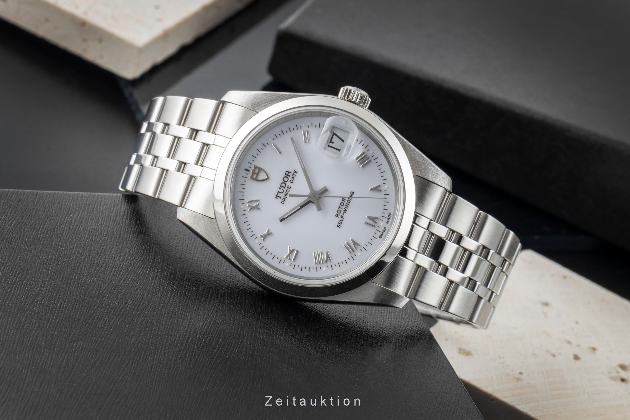 Tudor Prince Date acciaio automatismo orologio da uomo 74000N  [2602304]