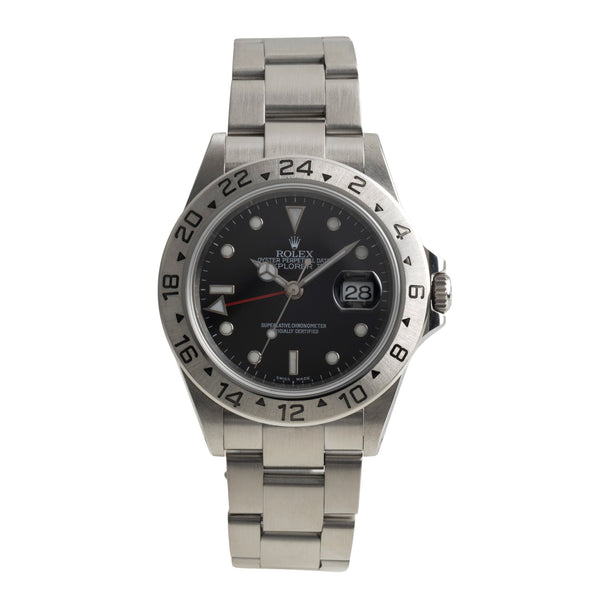 Rolex Explorer II Black Dial Edelstahl Automatik Ref. 16570 Papiere 2001 LC 110 [2602310]