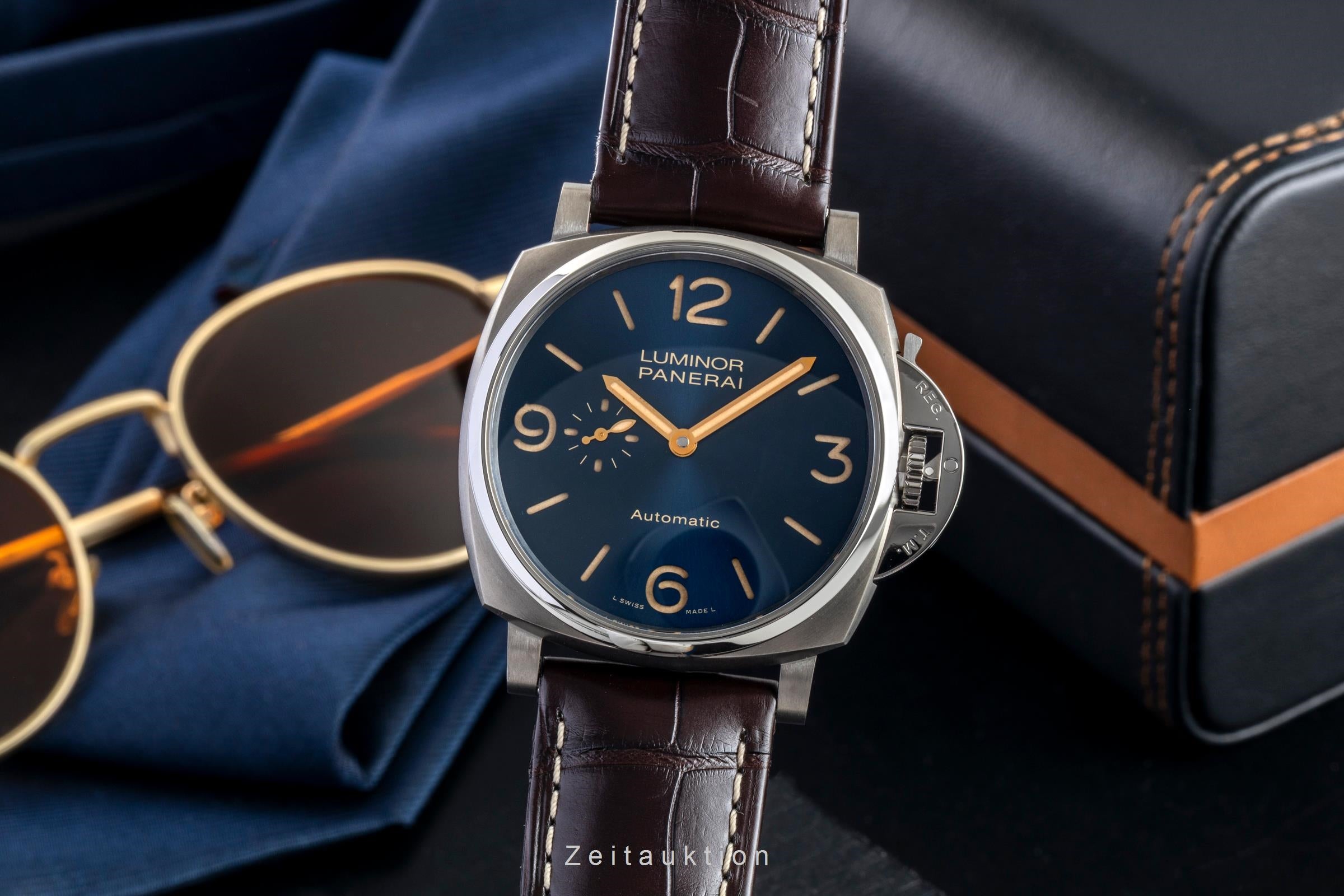 Panerai Luminor  titane  automatique montre pour hommes PAM00729  [2602311]