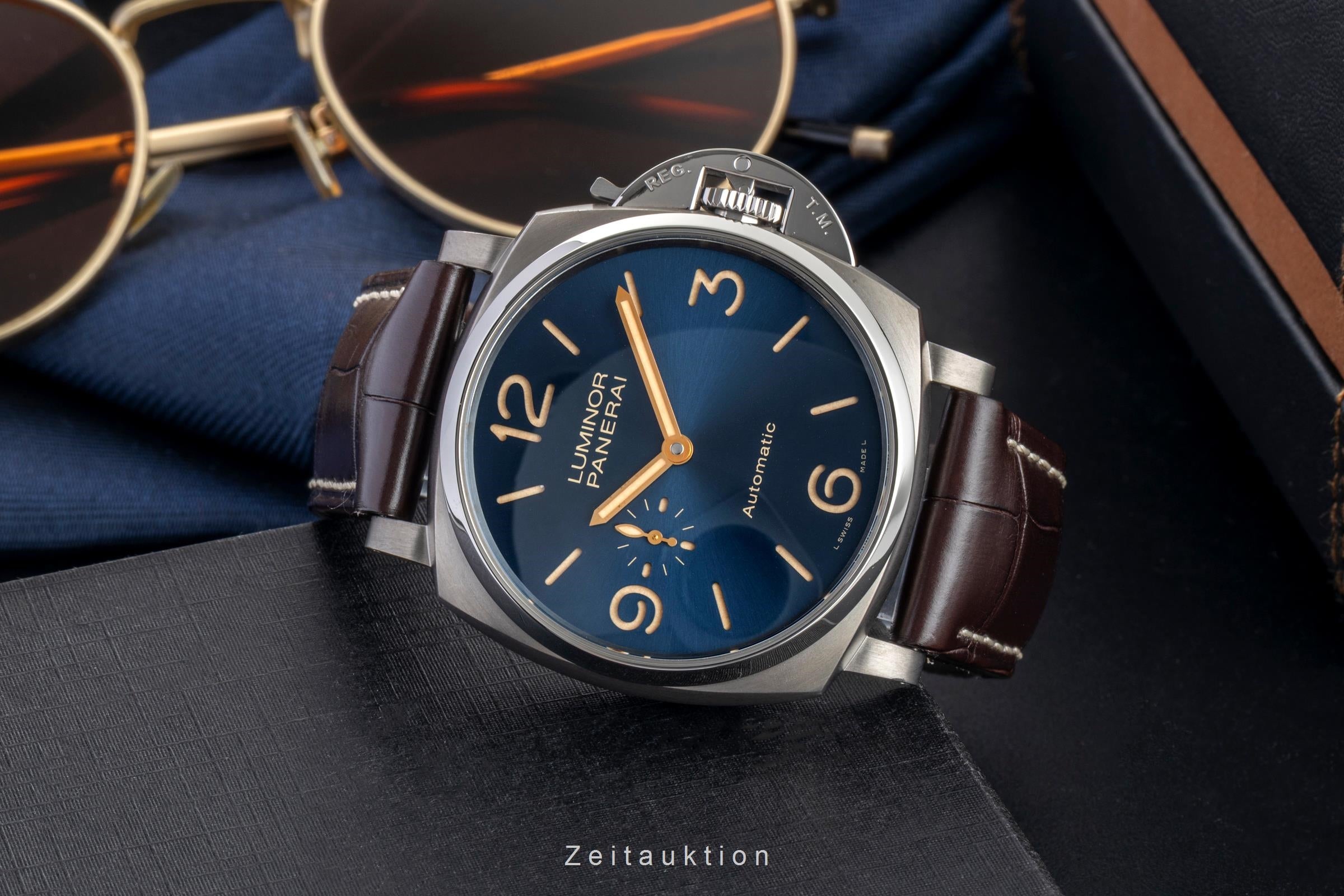 Panerai Luminor Due Titan Automatik Herrenuhr Ref. PAM00729 Papiere [2602311]