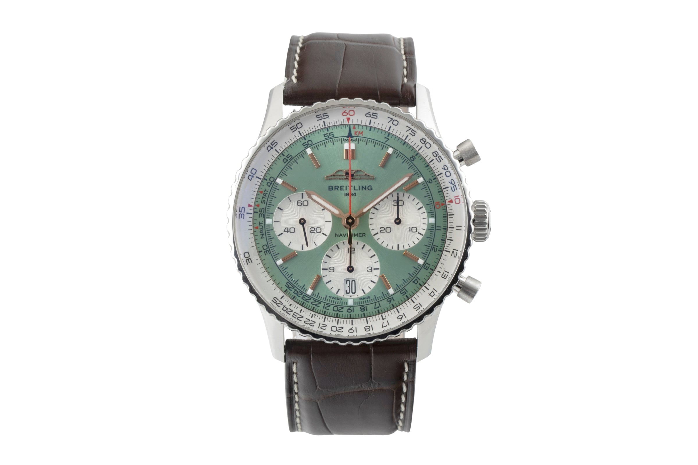 Breitling Navitimer 01 Chronograph Stahl Automatik Herrenuhr AB0139211L1P1  [2602312]