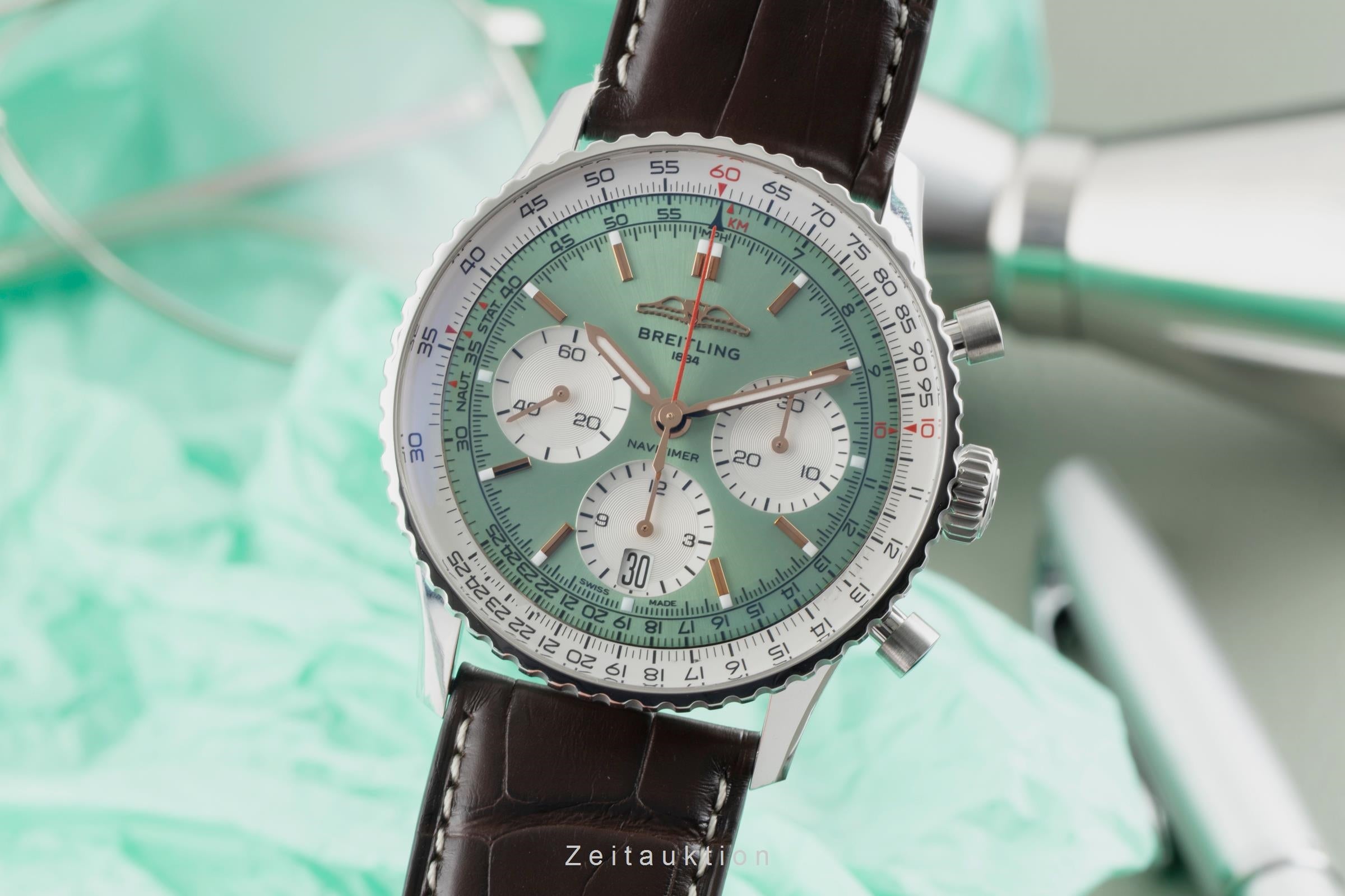 Breitling Navitimer 01 chronograph steel automatic men's watch AB0139211L1P1 LP: 9500EUR  [2602312]