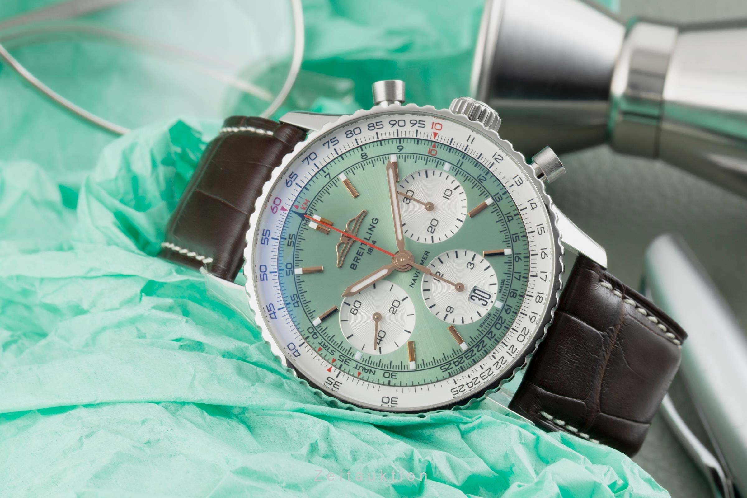 Breitling Navitimer 01 chronograph steel automatic men's watch AB0139211L1P1 LP: 9500EUR  [2602312]