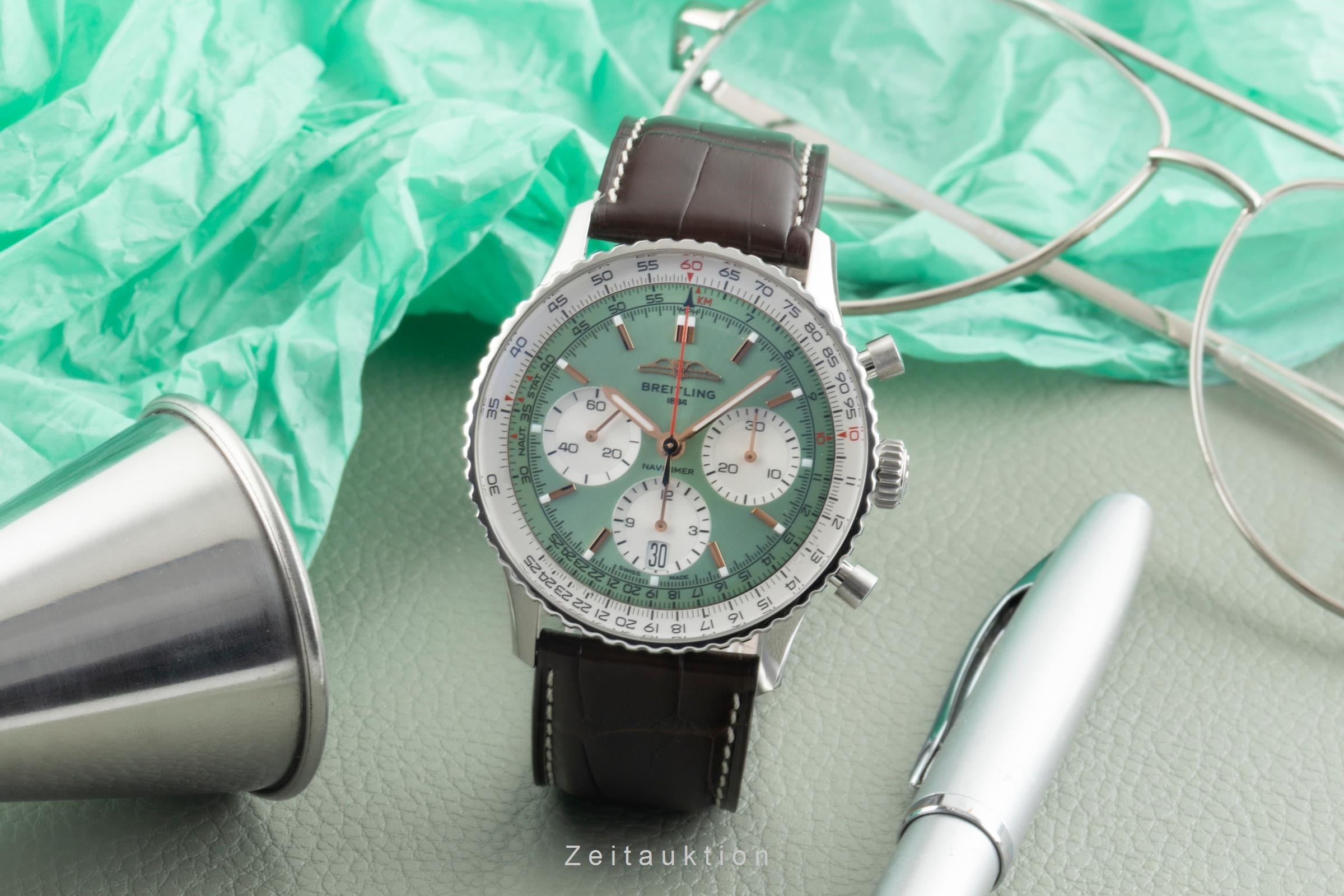 Breitling Navitimer 01 chronograph steel automatic men's watch AB0139211L1P1 LP: 9500EUR  [2602312]