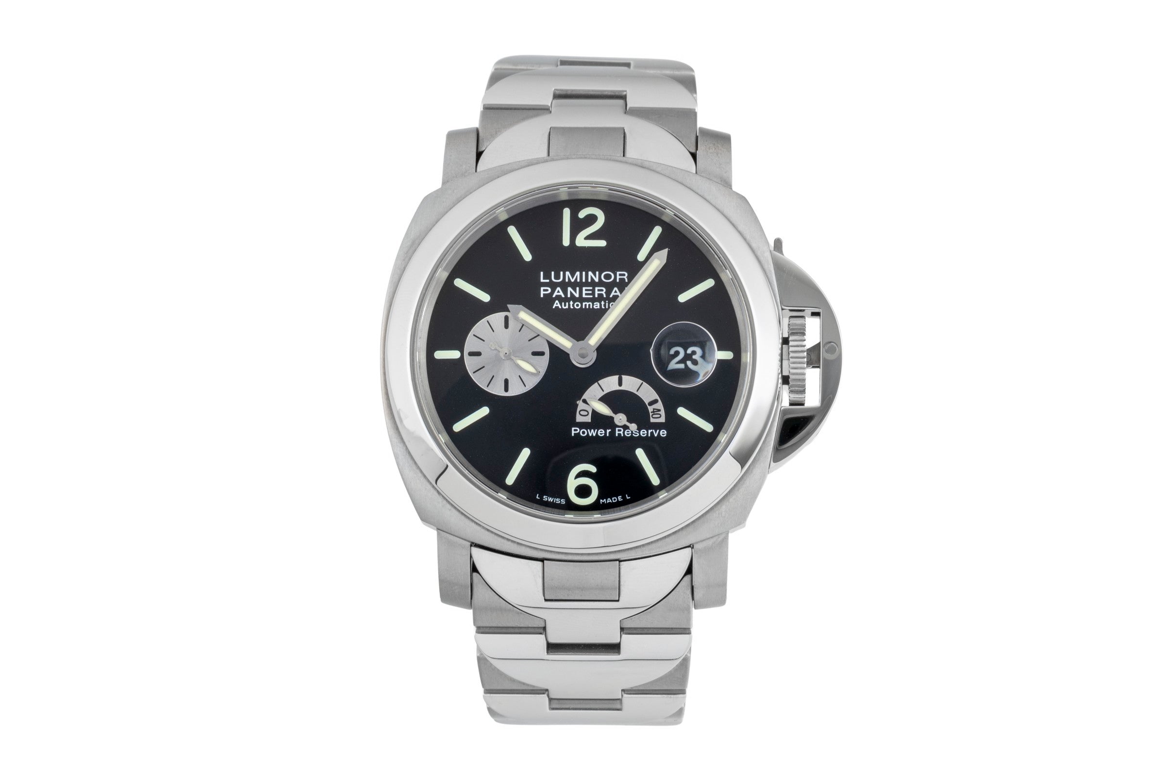 Panerai Luminor  acciaio / titanio automatismo orologio da uomo PAM00171  [2602314]