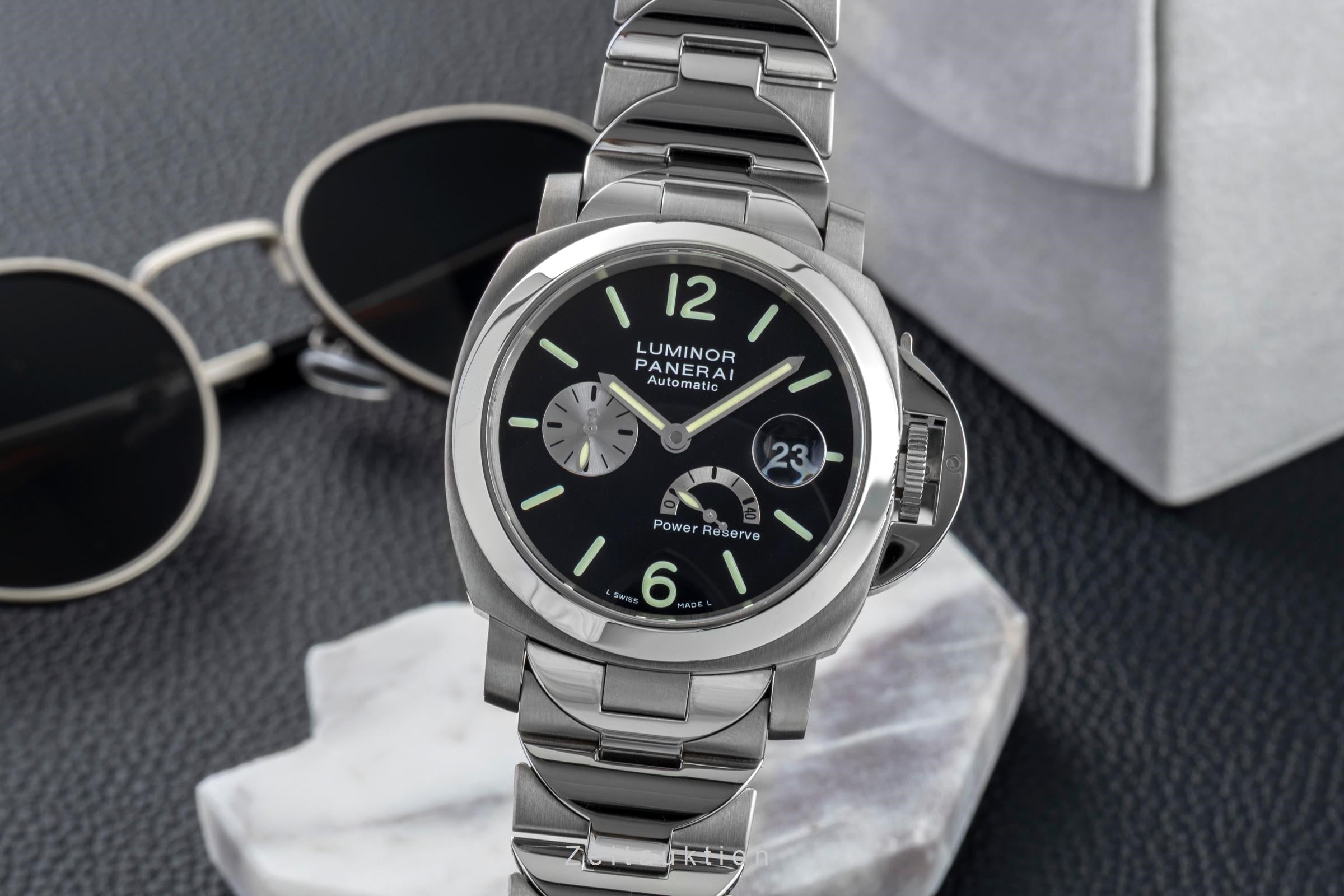 Panerai Luminor  acciaio / titanio automatismo orologio da uomo PAM00171  [2602314]