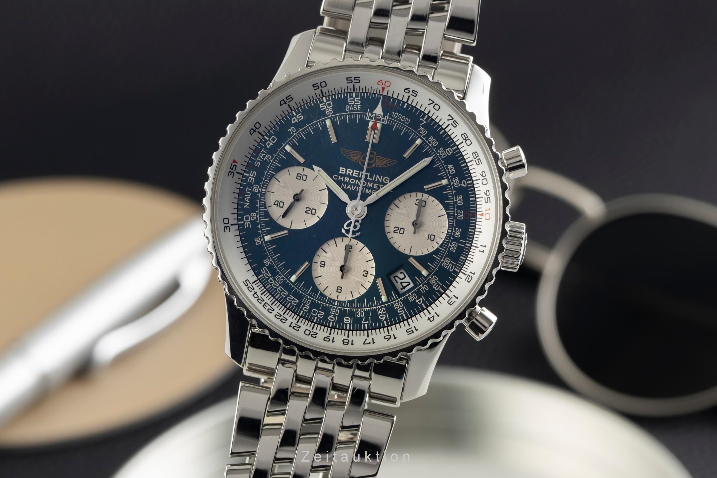 Breitling Navitimer chronograph steel automatic men's watch A23322  [2602315]