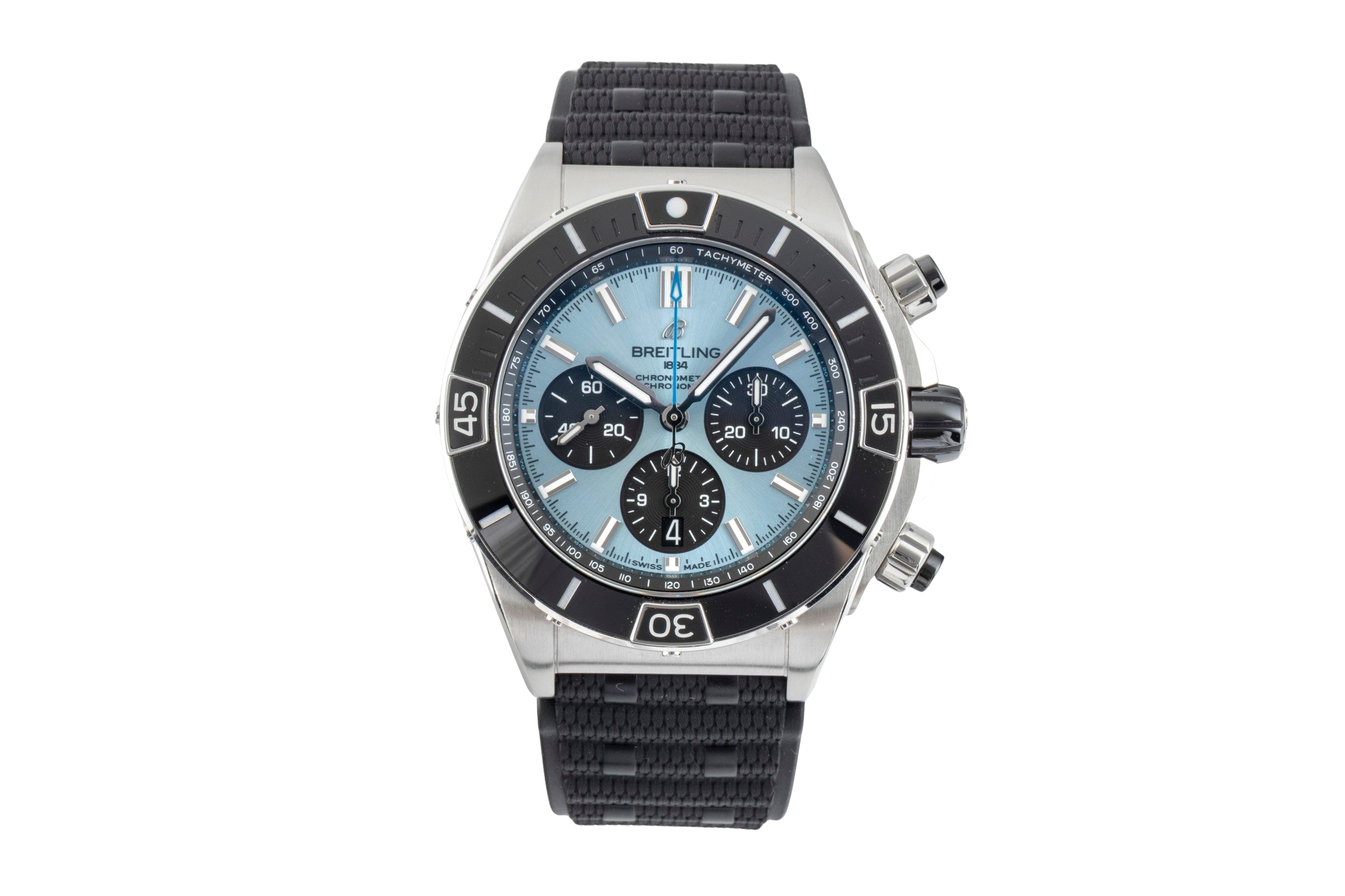 Breitling Chronomat chronograph steel / platinium automatic men's watch PB0136251C1S1 LP: 12650EUR  [2602316]