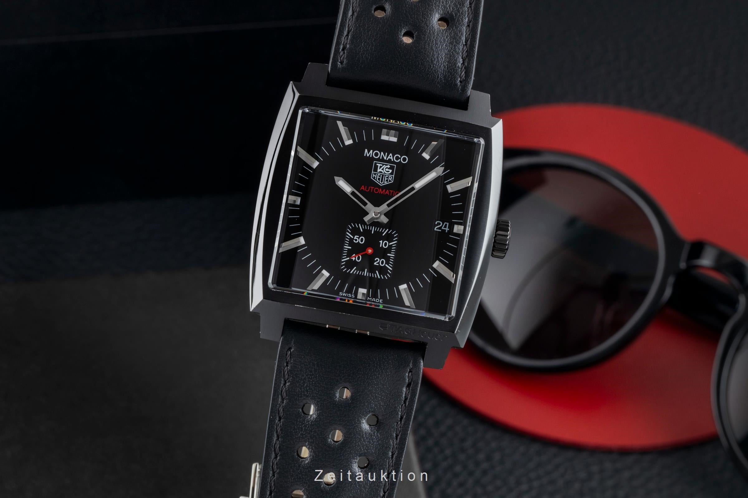 Tag Heuer Monaco Calibre 6 Stahl Automatik Herrenuhr Ref. WW2119.FC6338 [2602317]