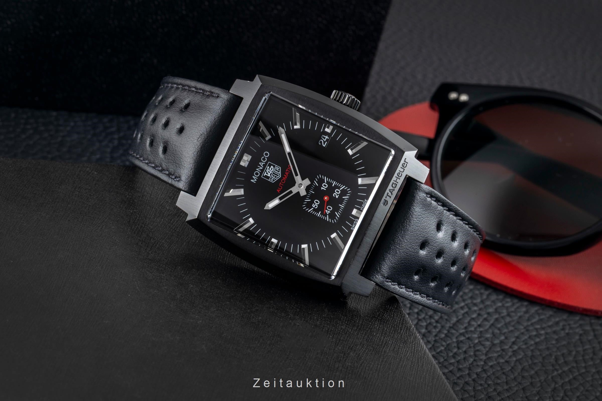 Tag Heuer Monaco acier automatique montre pour hommes WW2119.FC6338  [2602317]