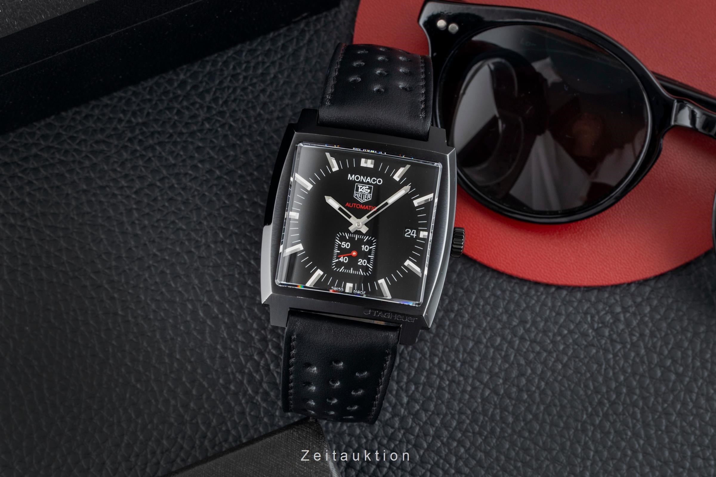 Tag Heuer Monaco acier automatique montre pour hommes WW2119.FC6338  [2602317]