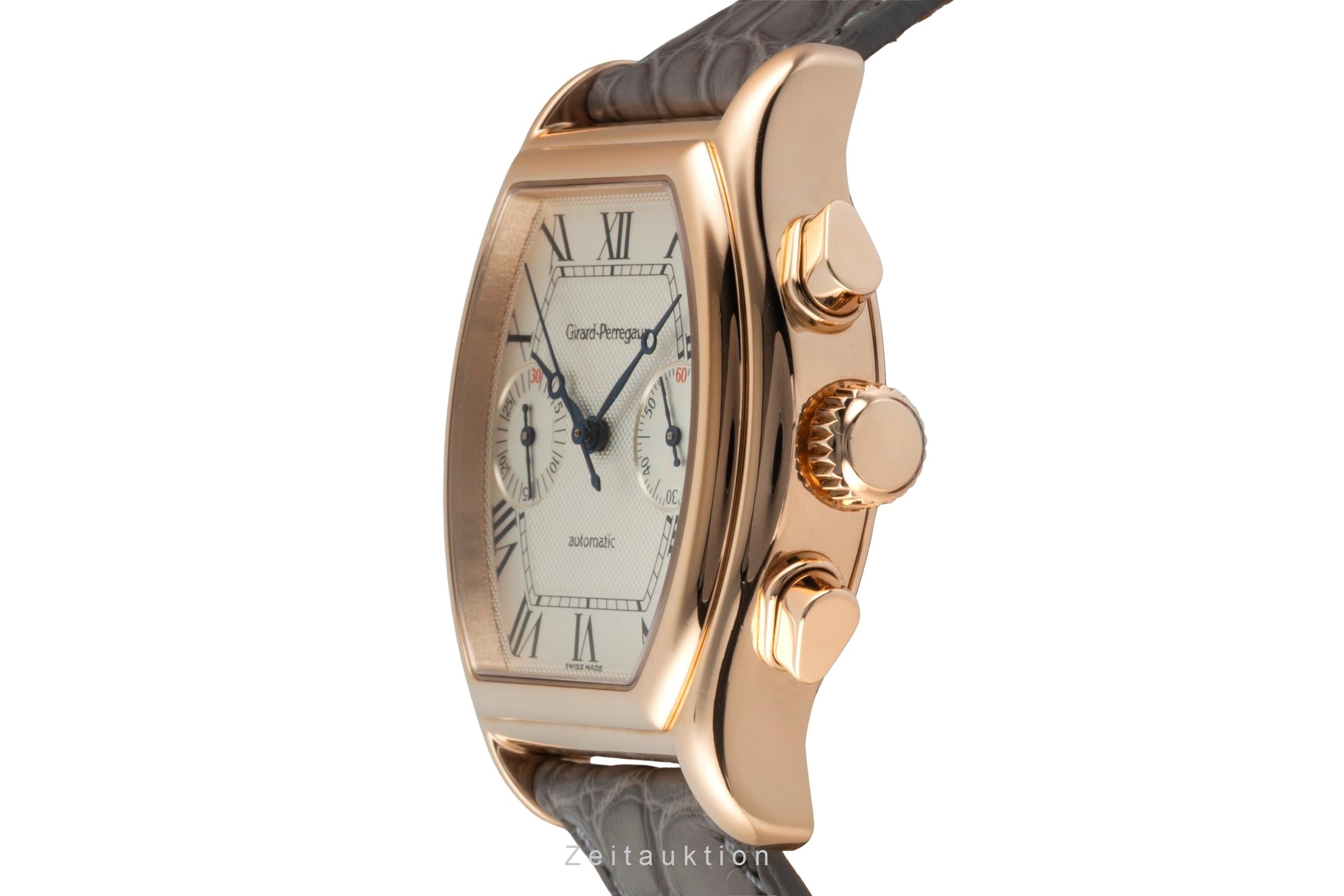 Girard Perregaux Richeville cronografo oro rosso 18 ct automatismo orologio da uomo 2750  [2602319]